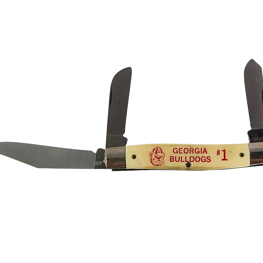 Georgia Bulldogs #1 Ranger Ultra-Honed Folding Knife