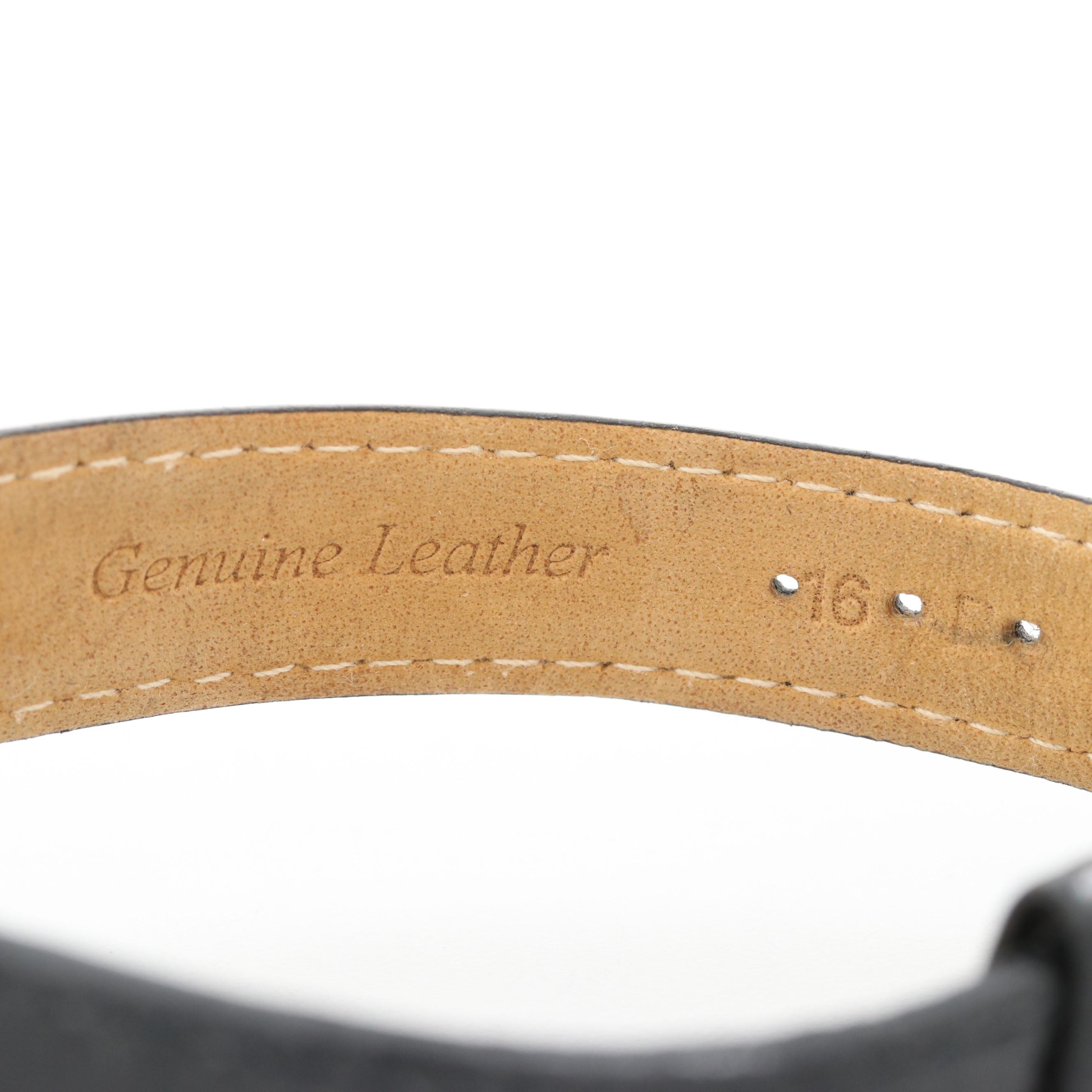 Juvenia Gold Tone Skeleton Watch