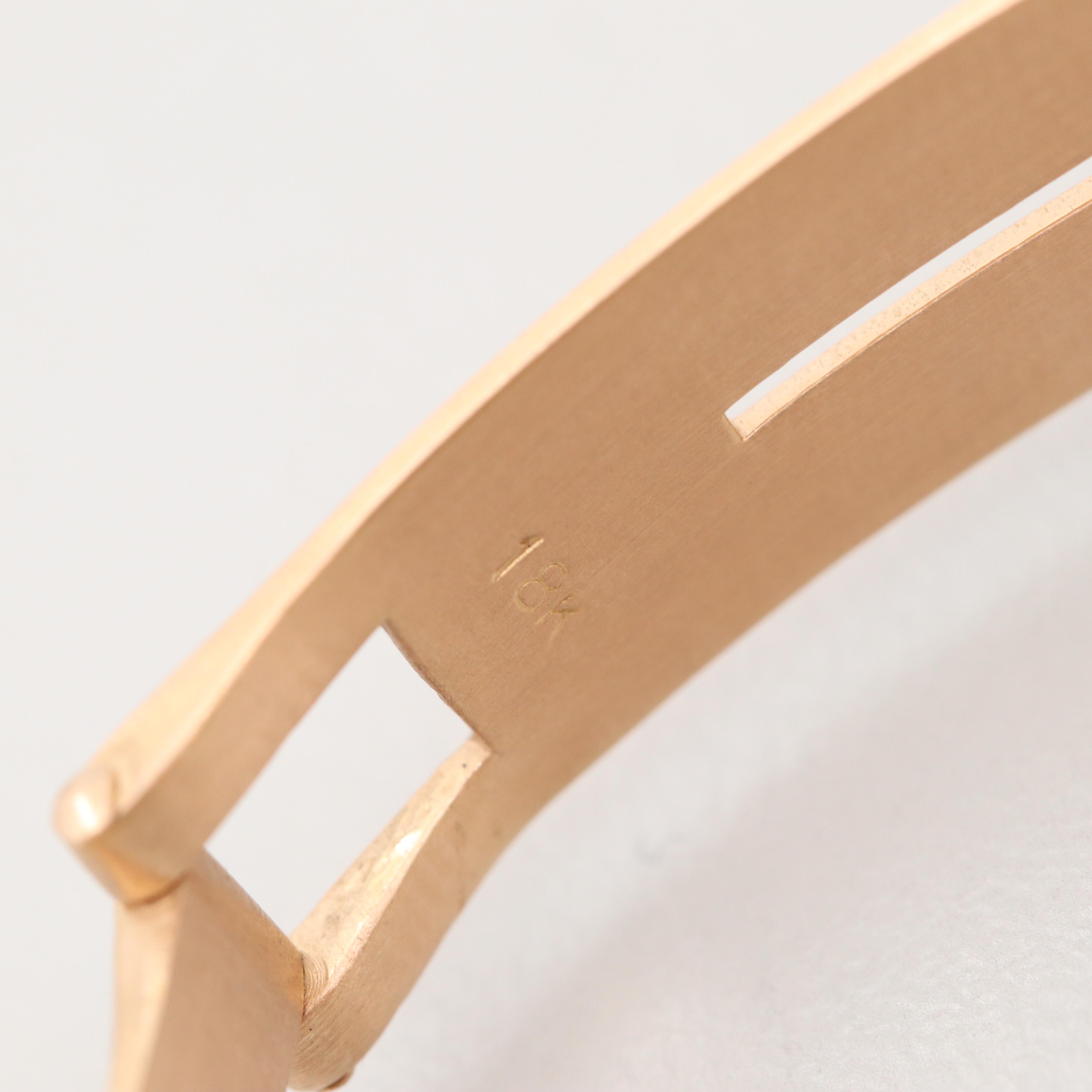 18K Gold Rolex Day Date "President" Model 1803 With 1.13 CTW Diamonds