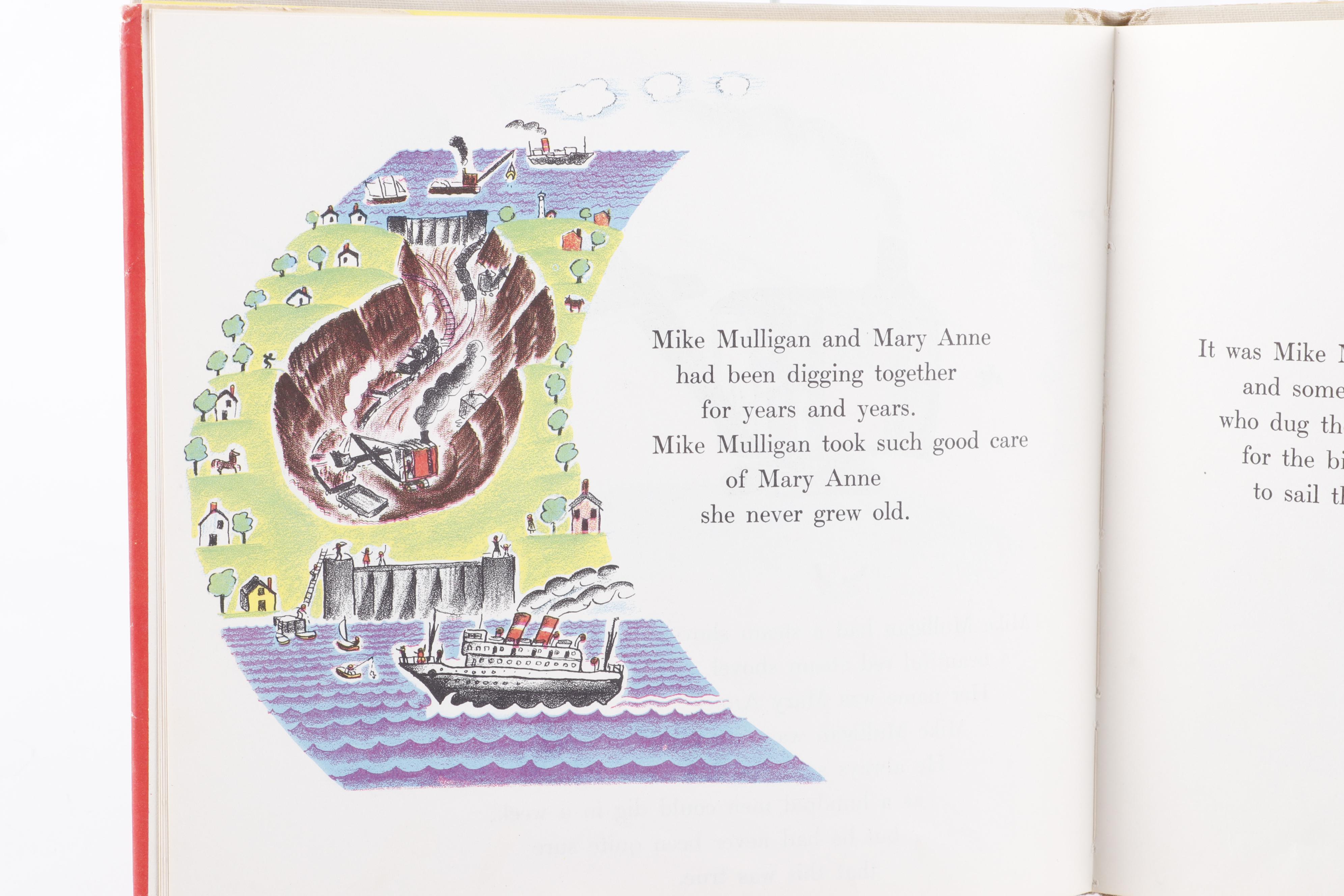 First Edition "Mike Mulligan and His Steam Shovel" by Virginia Lee