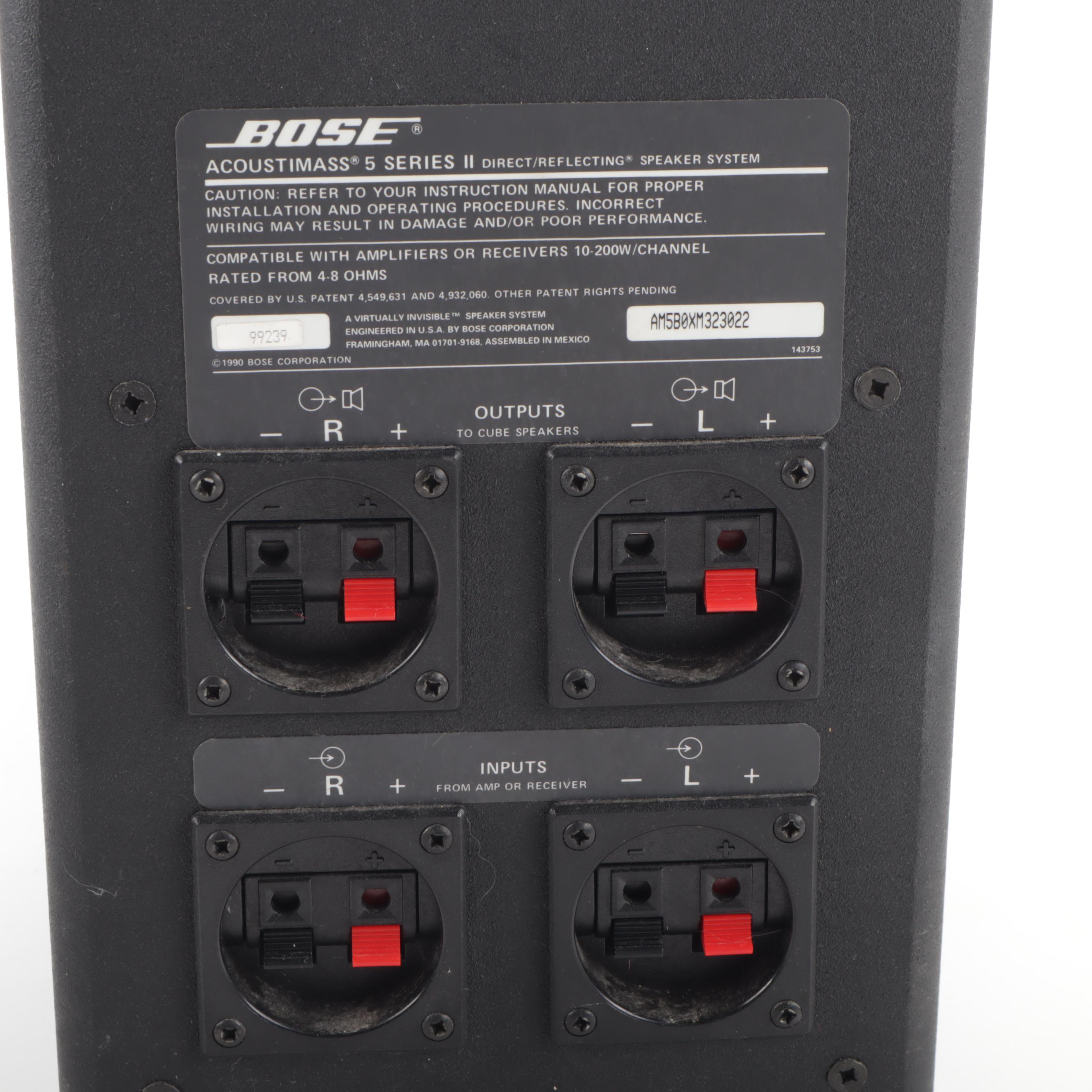 Bose Acoustimass 5 Series II Speaker System