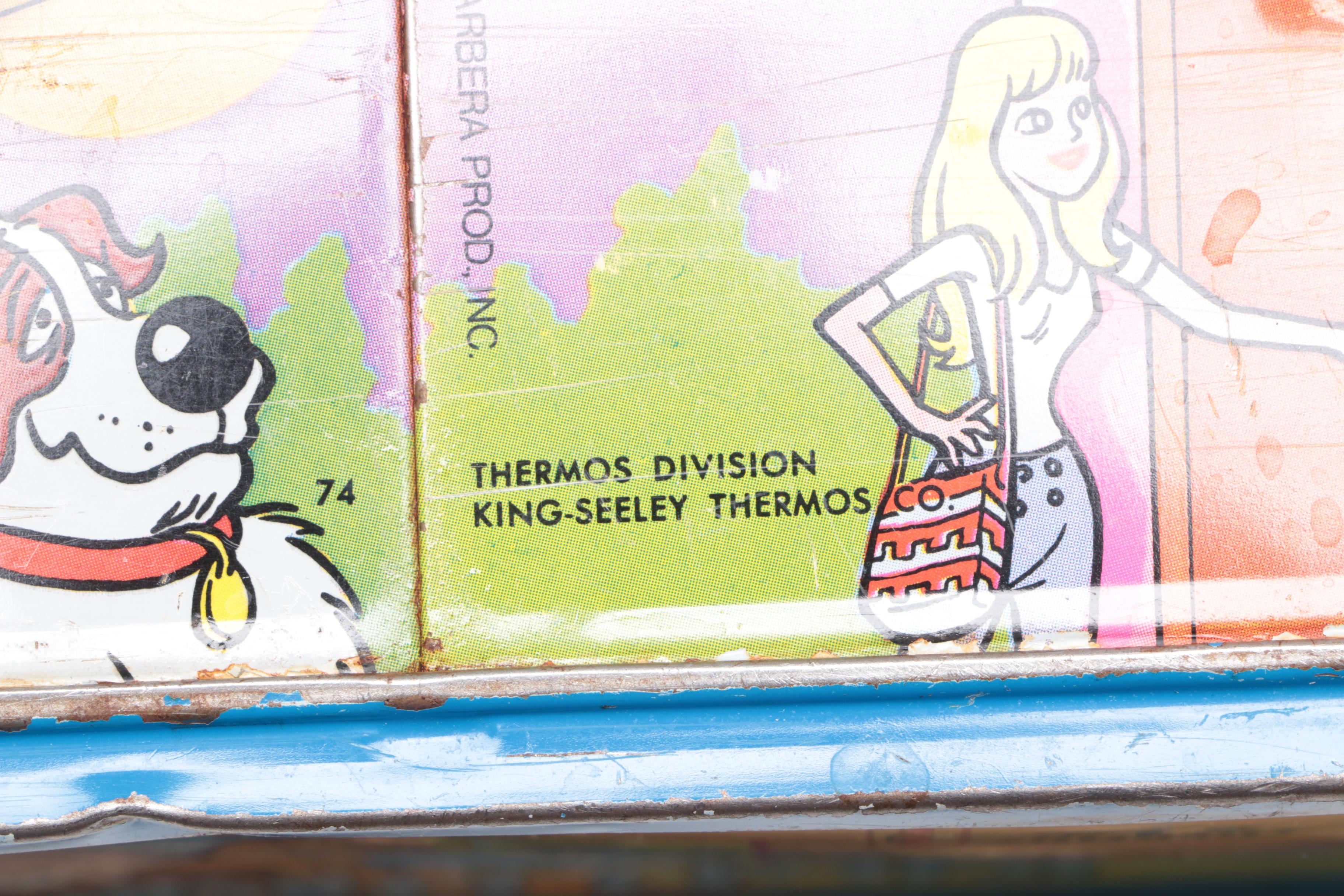 Metal and Plastic Lunch Boxes Including Donnie and Marie Osmond, Mid-Century