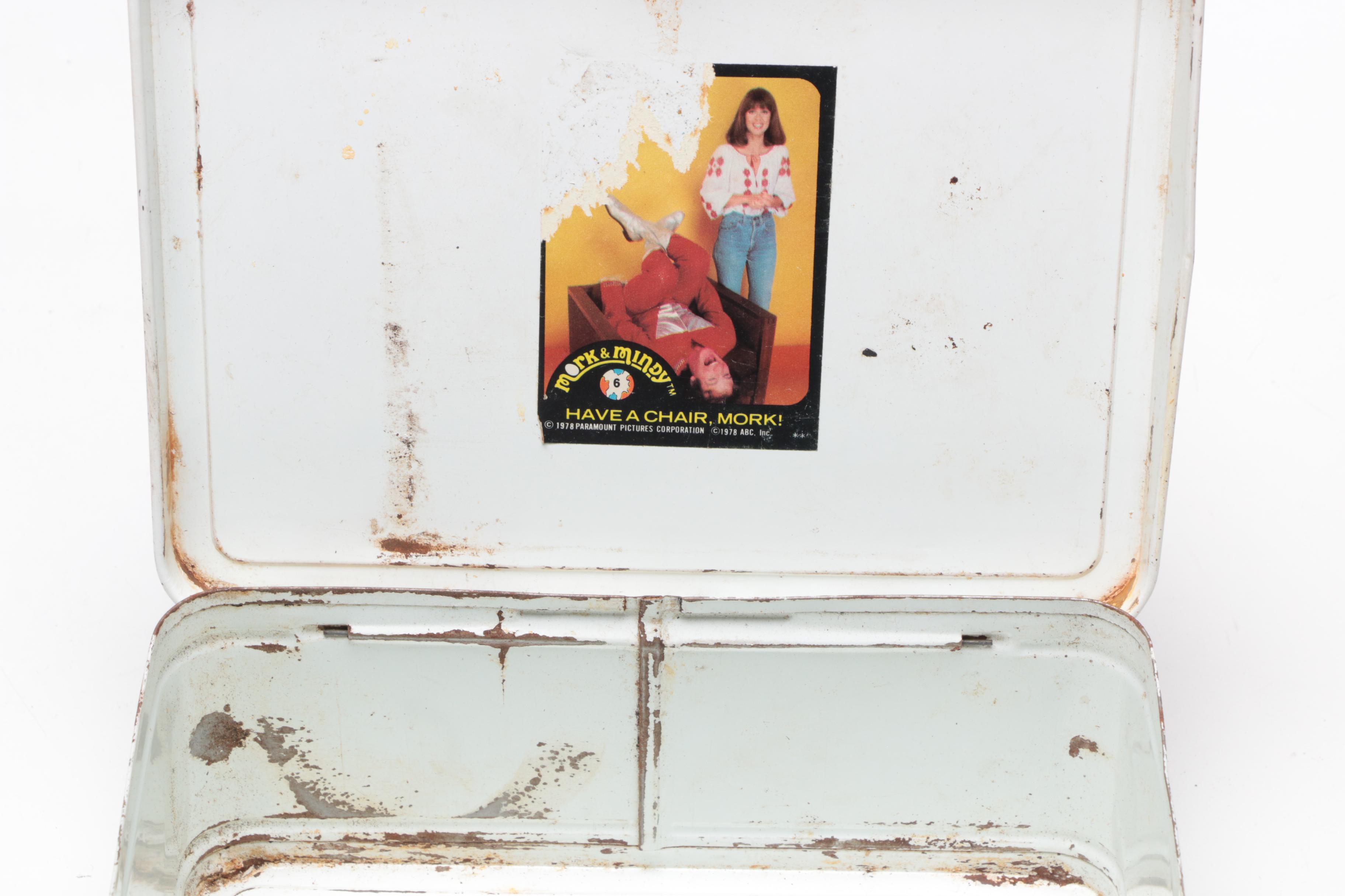 Metal and Plastic Lunch Boxes Including Donnie and Marie Osmond, Mid-Century