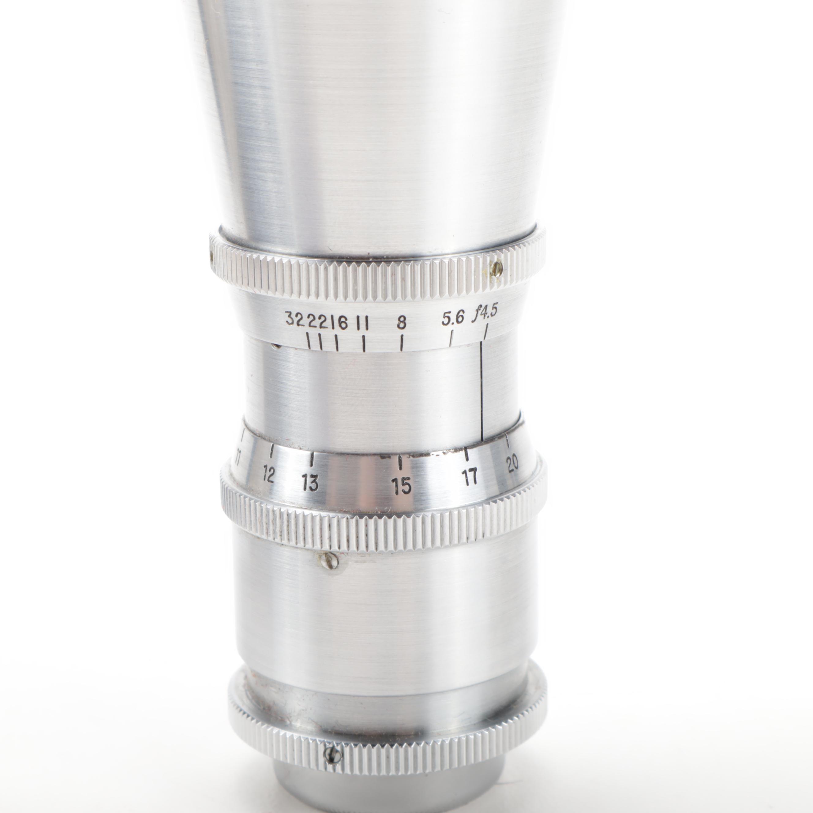 Wollensak Raptar 6 Inch f4.5 Cine Telephoto Lens