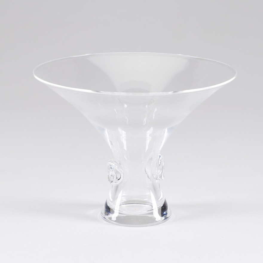 Steuben Art Glass "Bouquet" Vase Designed by George Thompson, 1949