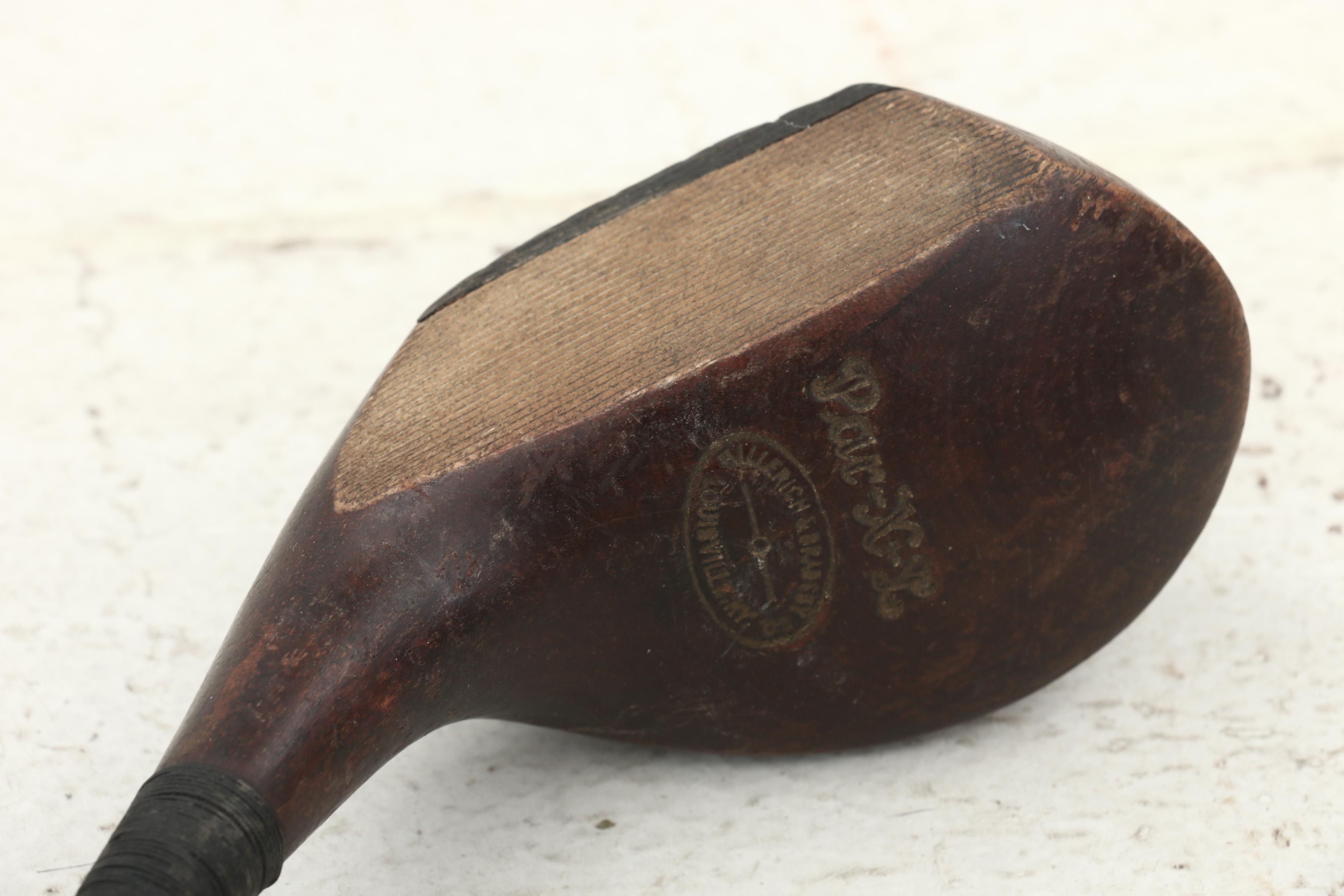 Windsor, Eddie Loos, and T Stewart Wooden Golf Clubs with Davega Sports Golf Bag