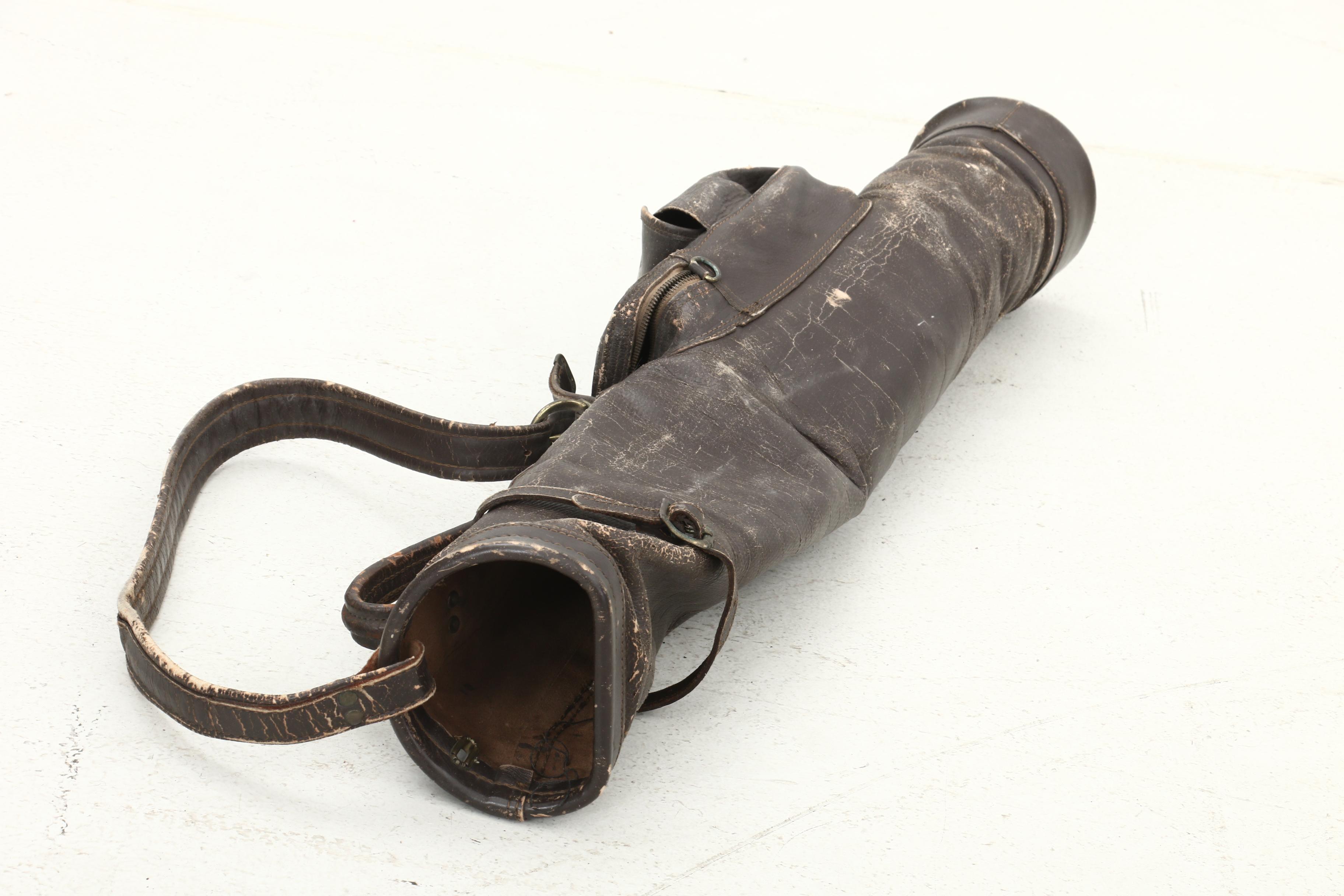 Windsor, Eddie Loos, and T Stewart Wooden Golf Clubs with Davega Sports Golf Bag