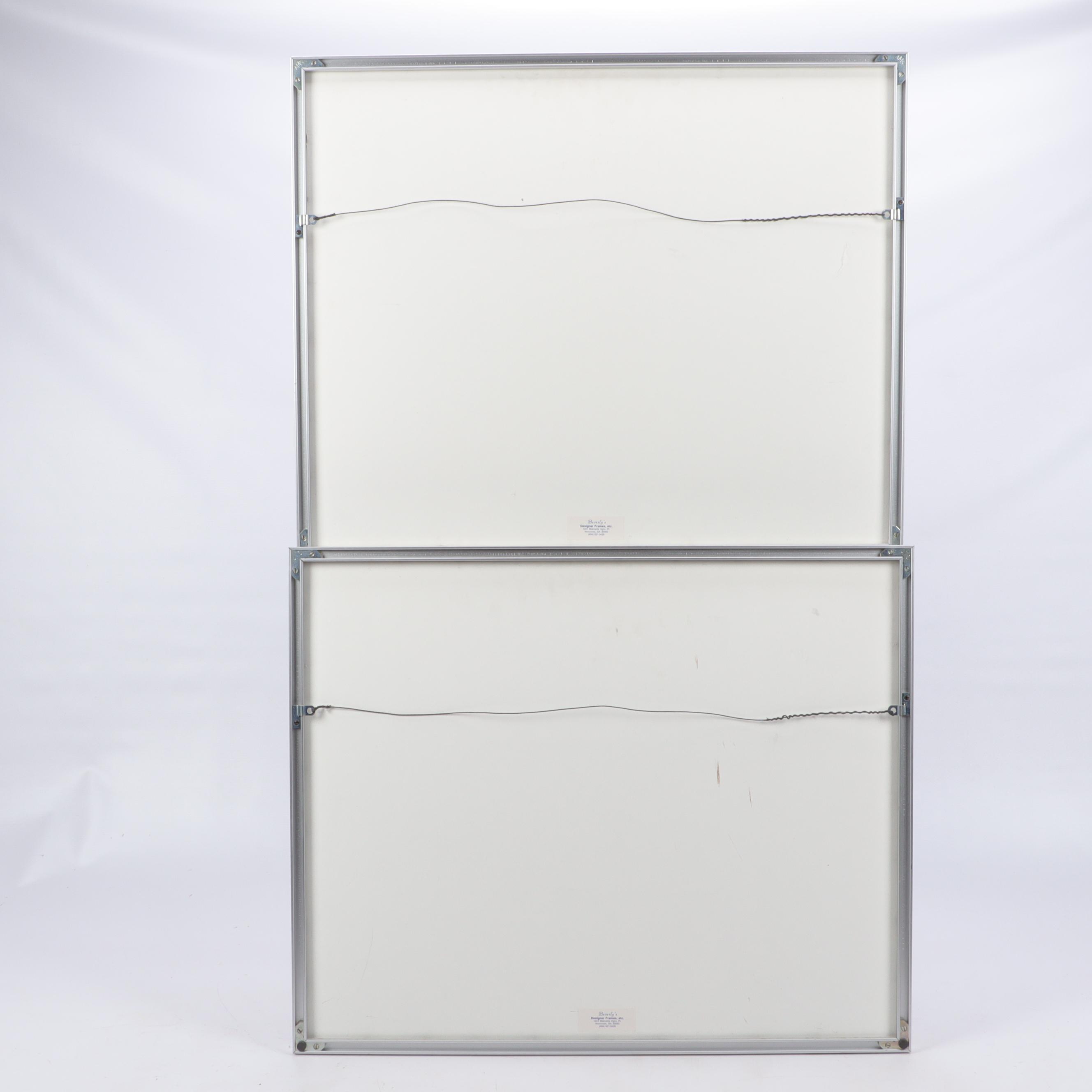 Alex Black Offset Lithographs of Airplanes Including Trans World and More