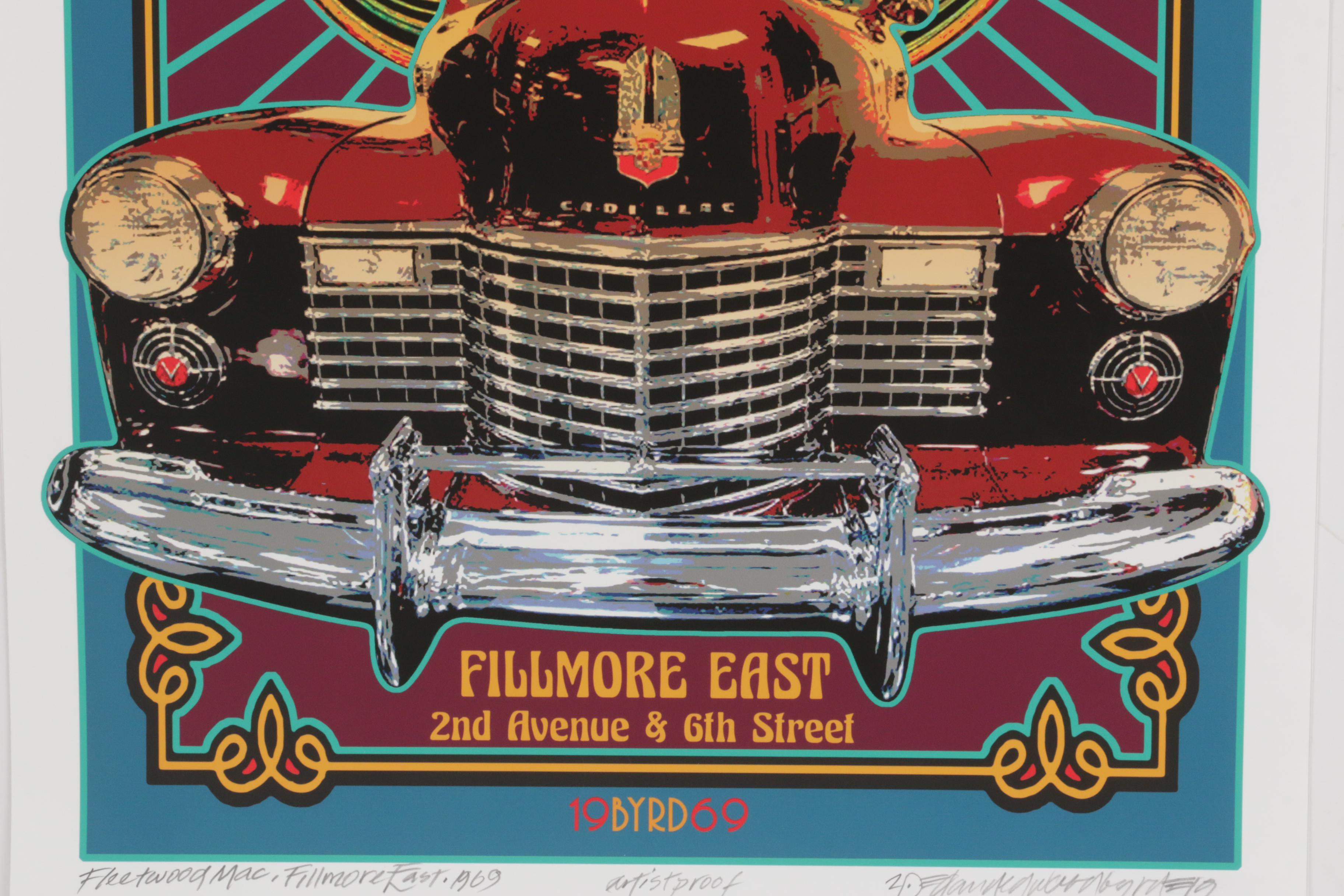 David Edward Byrd Giclée "Fleetwood Mac at the Fillmore East 1969"