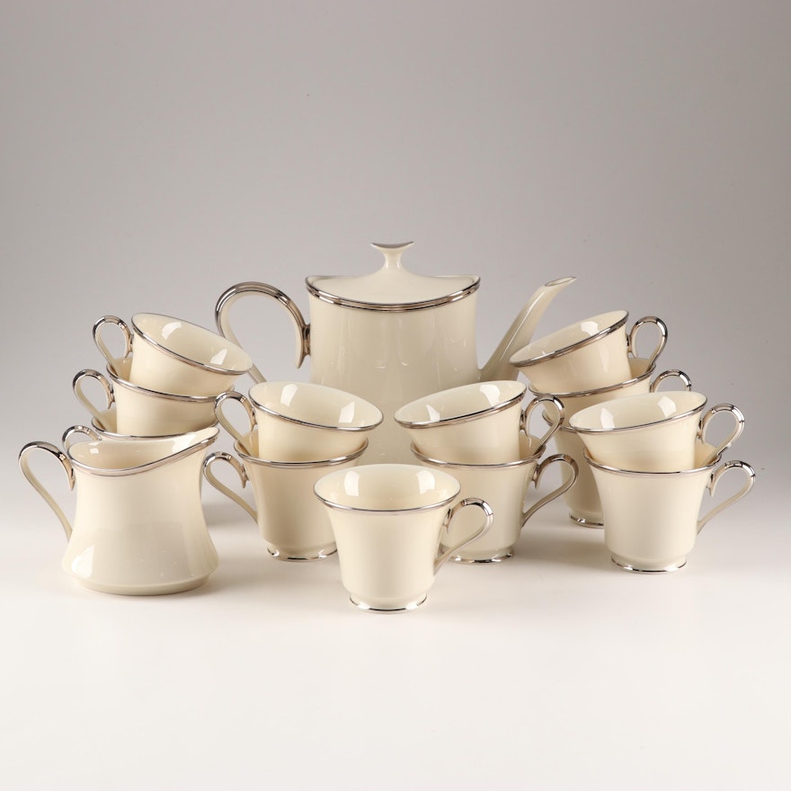 Lenox China "Solitaire" Coffee Service