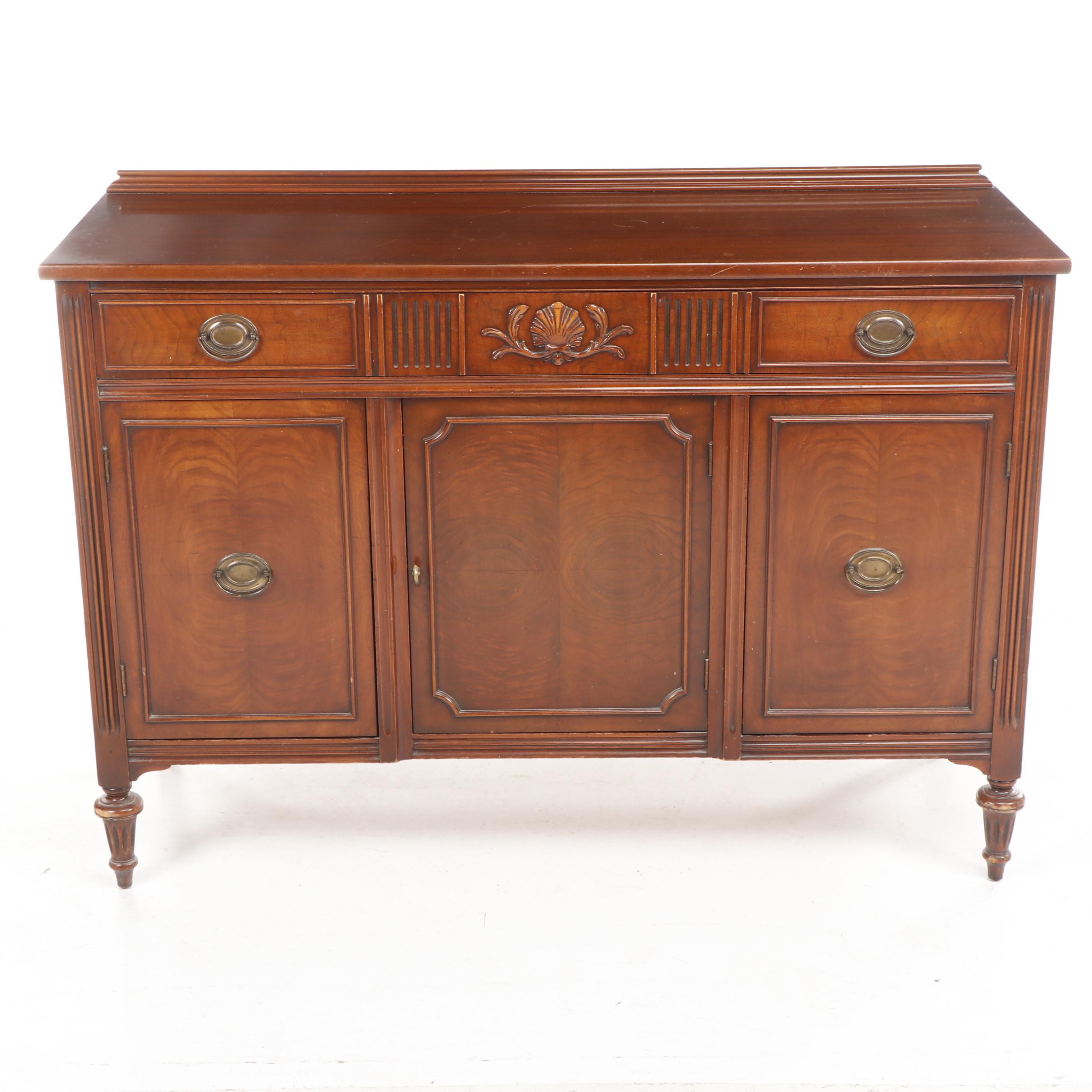 John M. Smyth Federal Style Mahogany Buffet, Mid to Late 20th Century