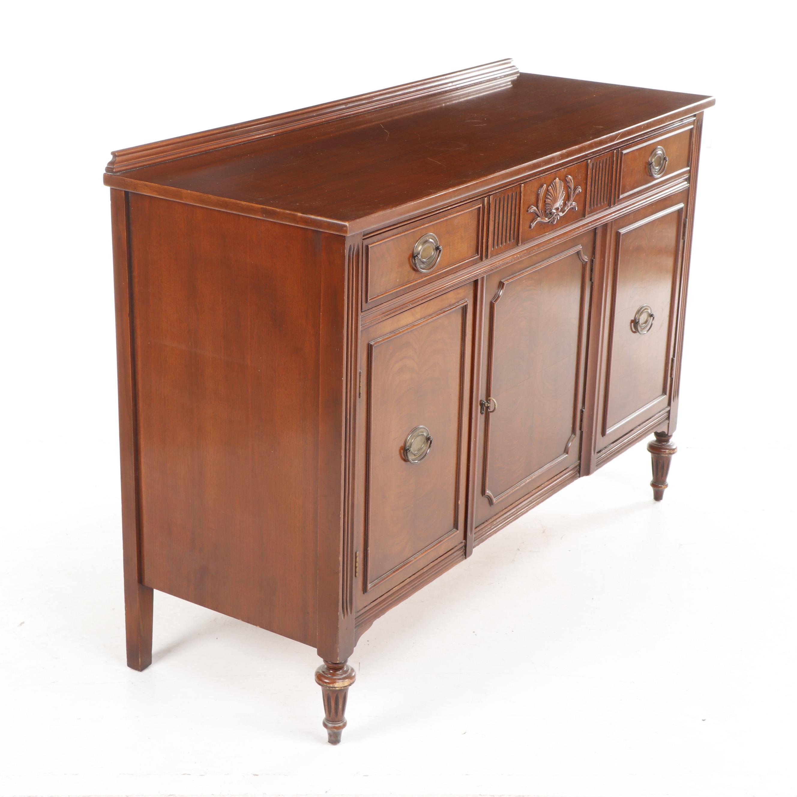 John M. Smyth Federal Style Mahogany Buffet, Mid to Late 20th Century