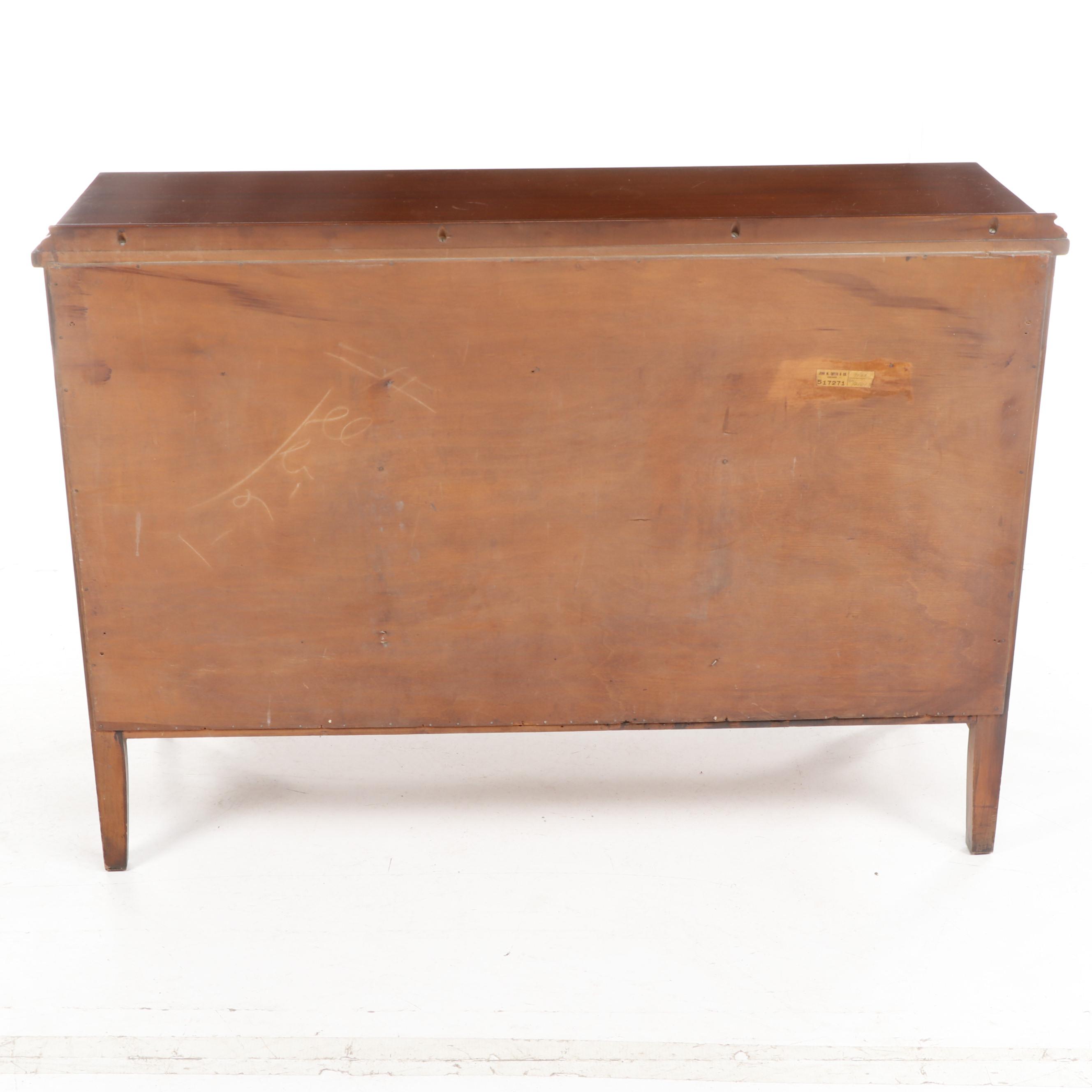 John M. Smyth Federal Style Mahogany Buffet, Mid to Late 20th Century