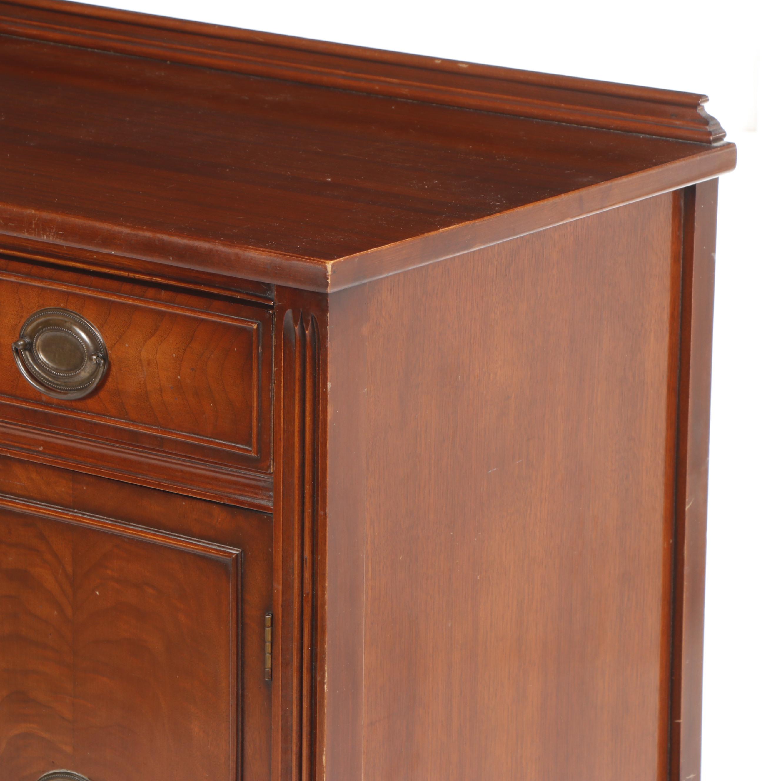 John M. Smyth Federal Style Mahogany Buffet, Mid to Late 20th Century