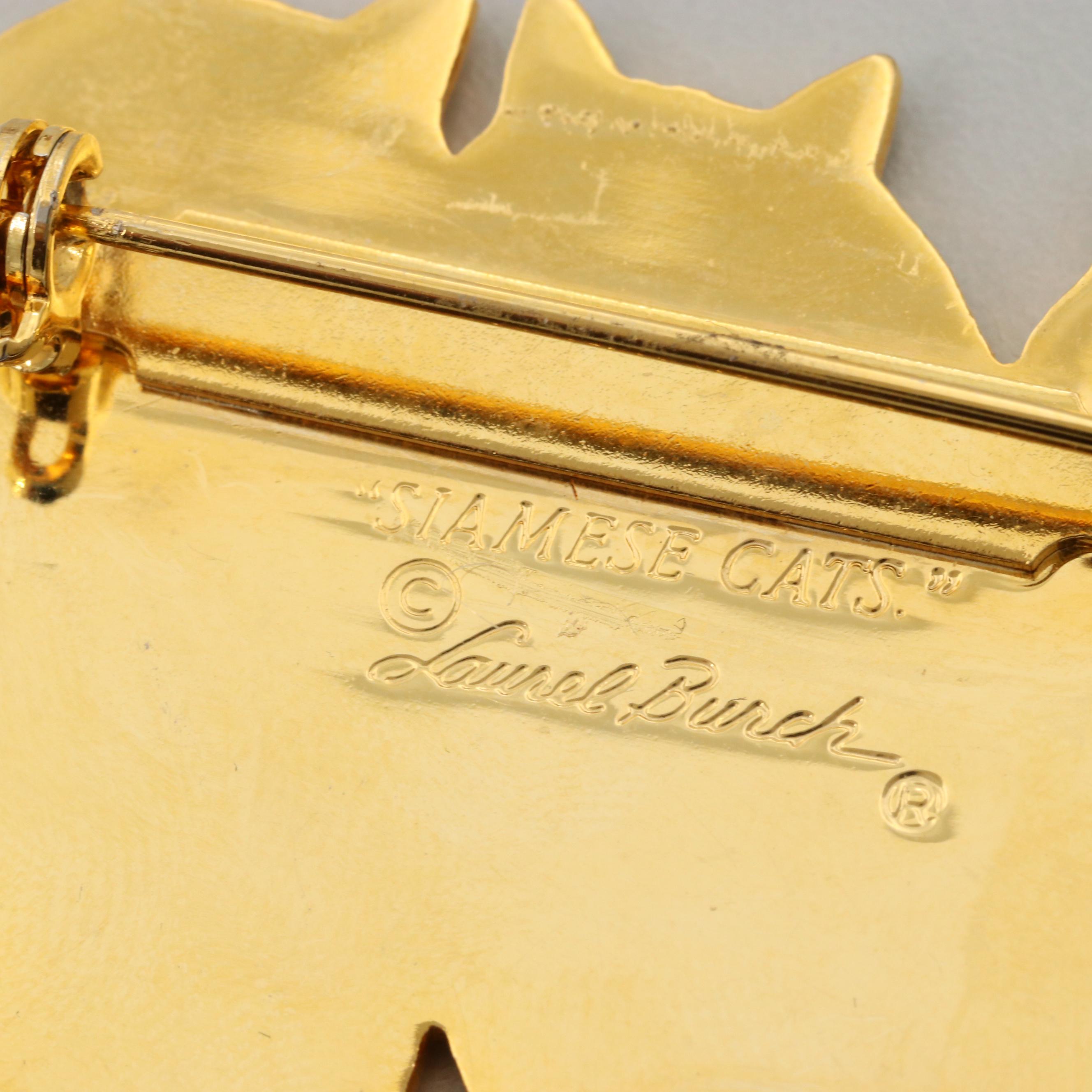 Enamel and Rhinestone Brooch and Pendant Assortment Featuring Laurel Burch