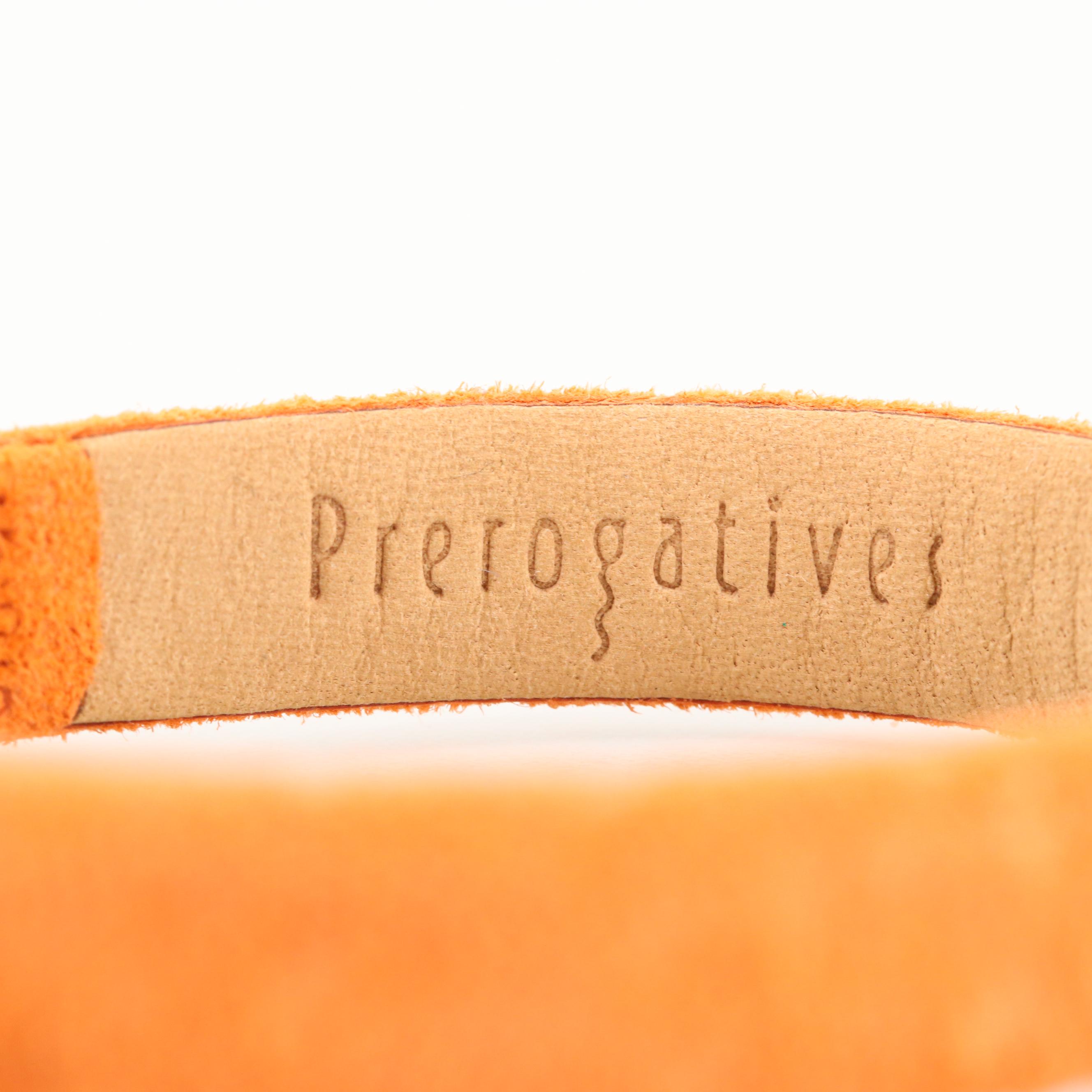 Prerogatives Southwestern Style Sterling Silver Gemstone Leather Bracelets