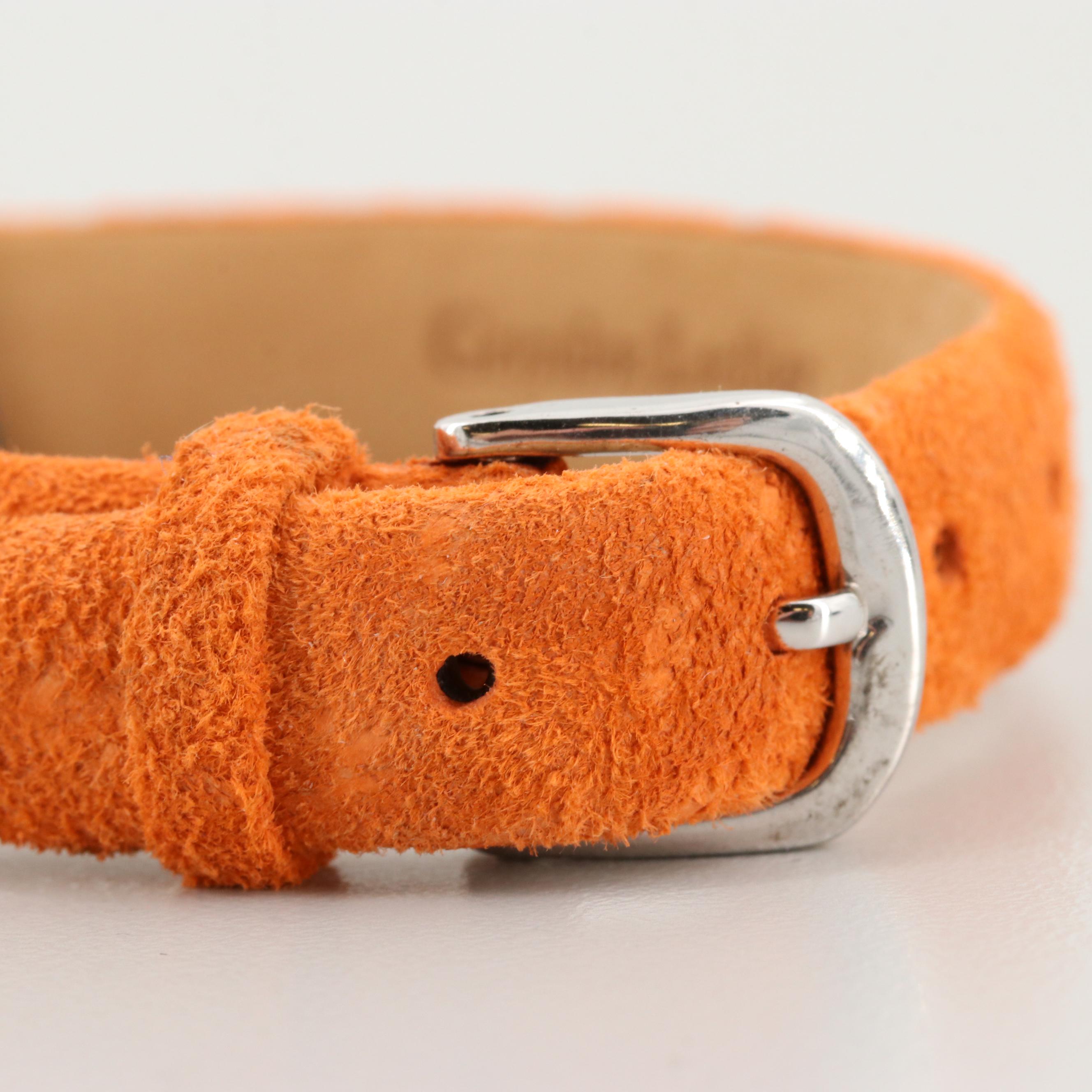 Prerogatives Southwestern Style Sterling Silver Gemstone Leather Bracelets