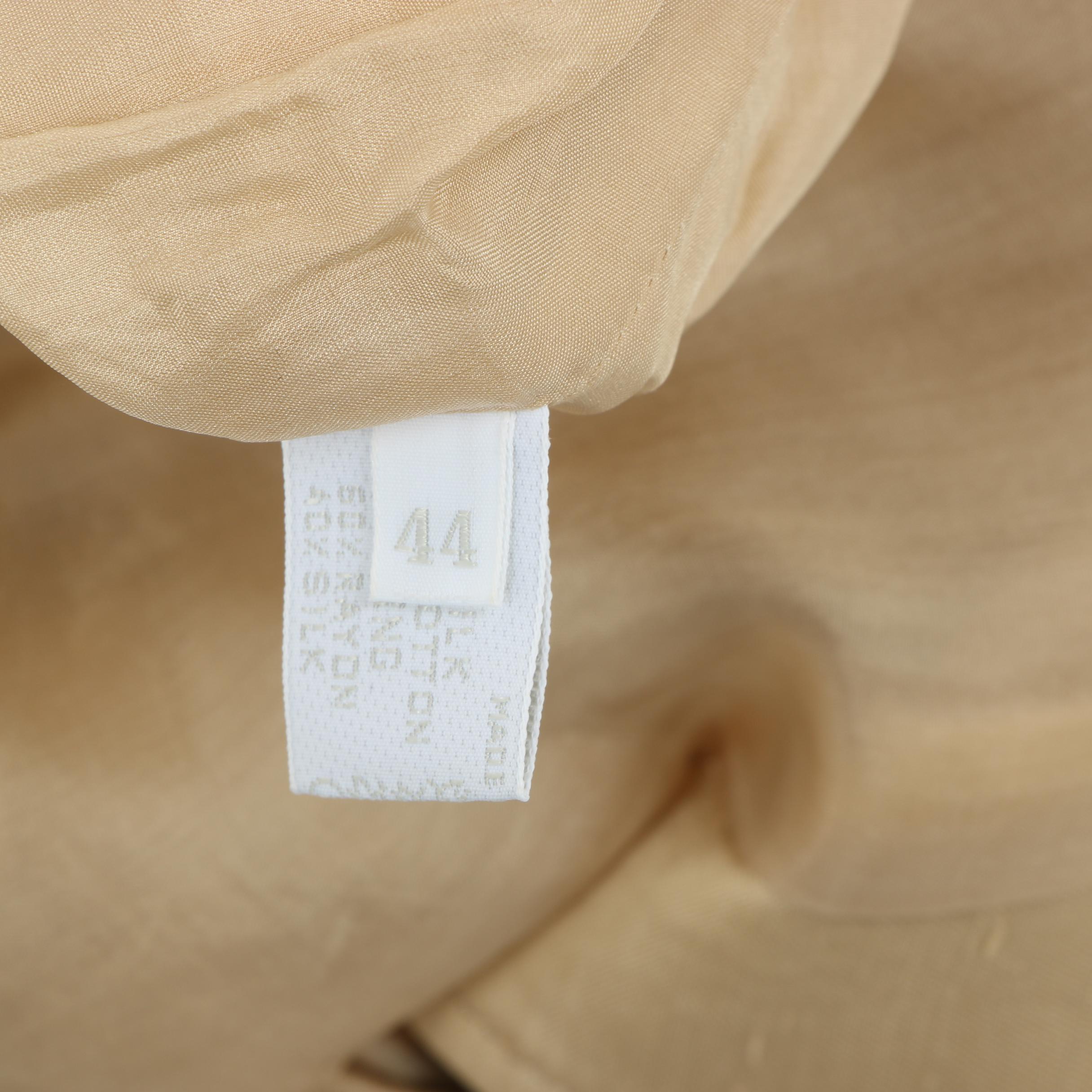 Prada Silk Blend Shirt Dress with Silk Block Pleat Skirt and Ruched Blouse