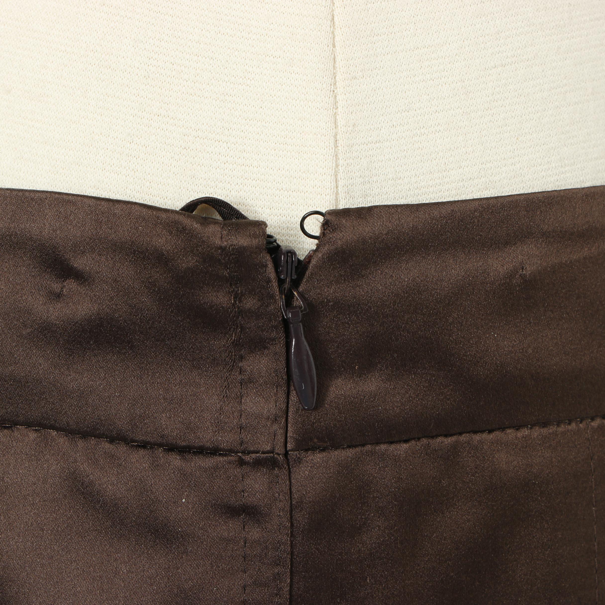 Prada Silk Blend Shirt Dress with Silk Block Pleat Skirt and Ruched Blouse