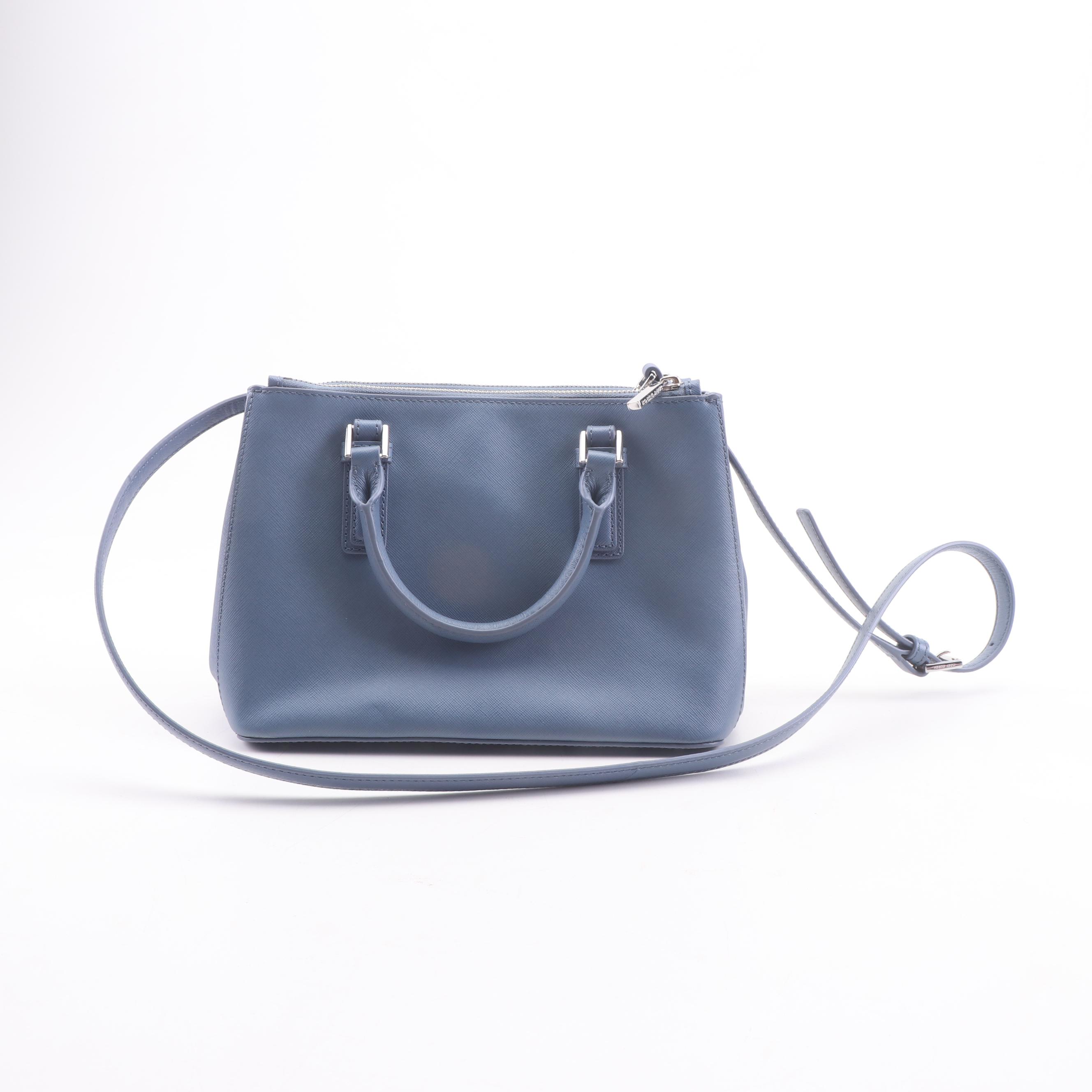 Tory Burch Convertible Bag and Clutch in Saffiano Crosshatch Leather