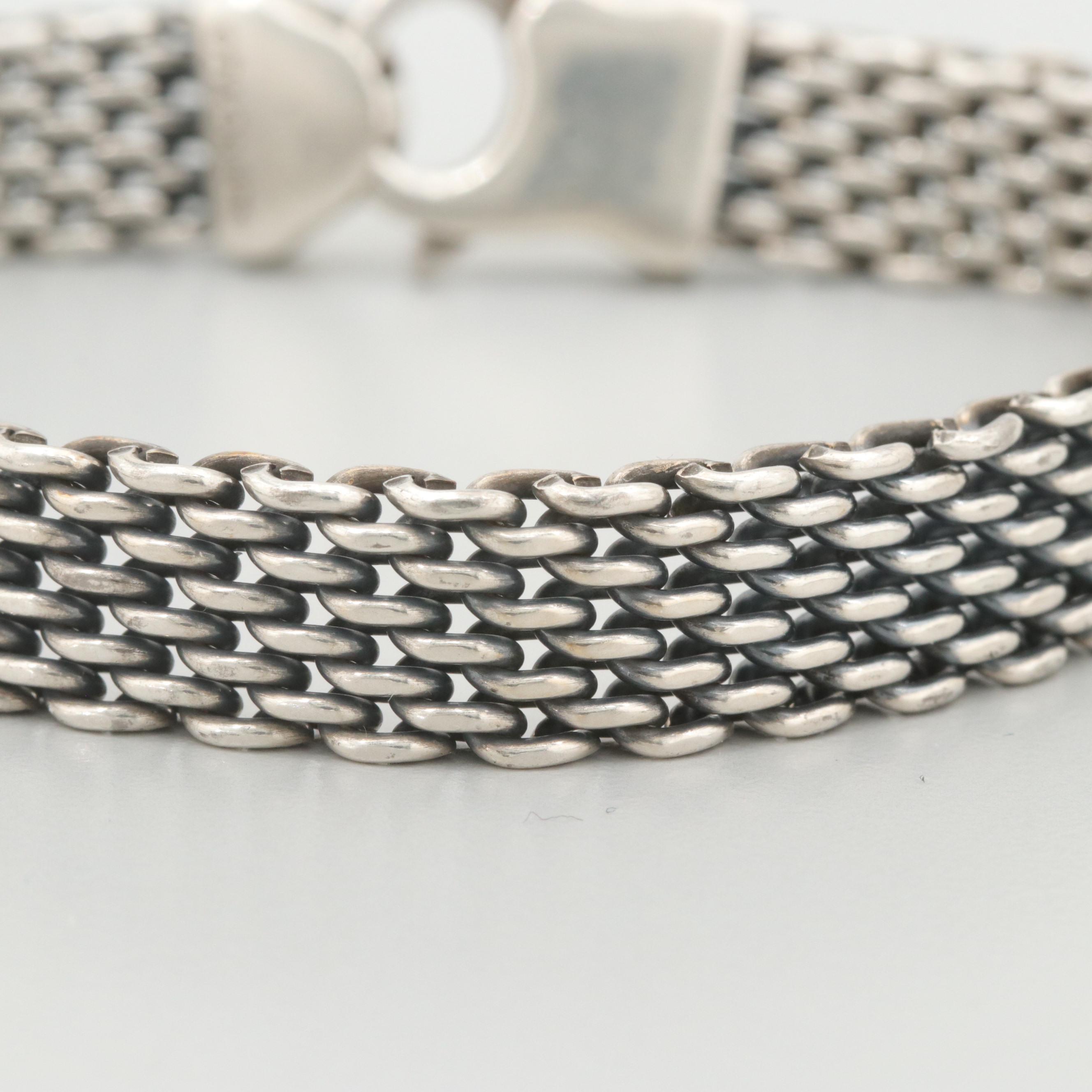 Tiffany & Co. Sterling Silver Mesh Bracelet