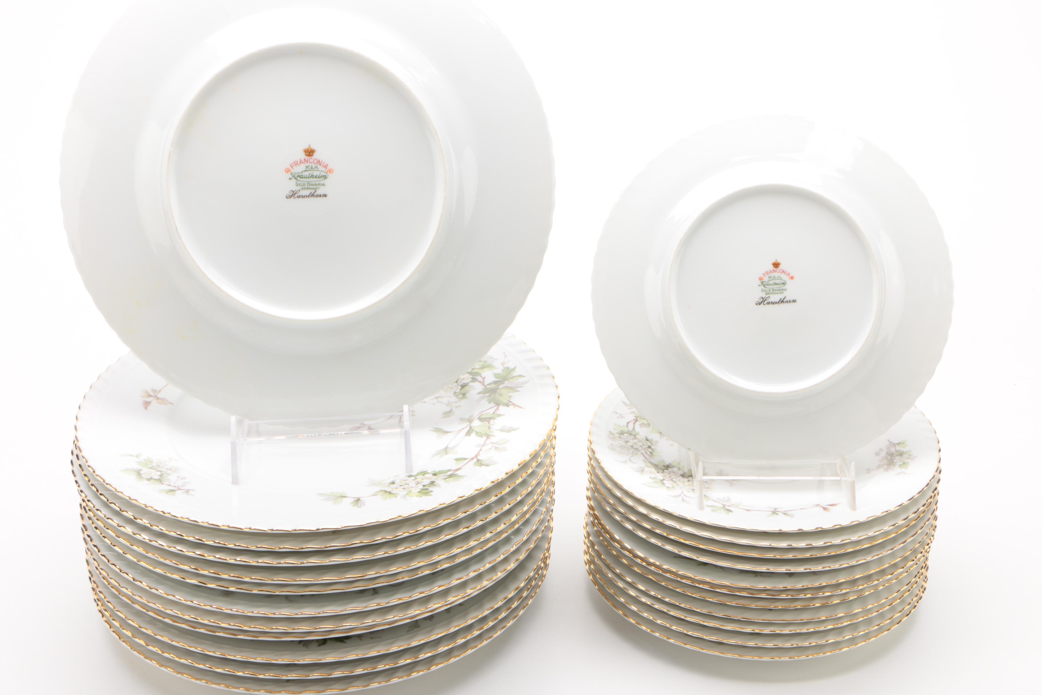 Franconia-Krautheim "Hawthorn" China Dinnerware, 1964 - 1975