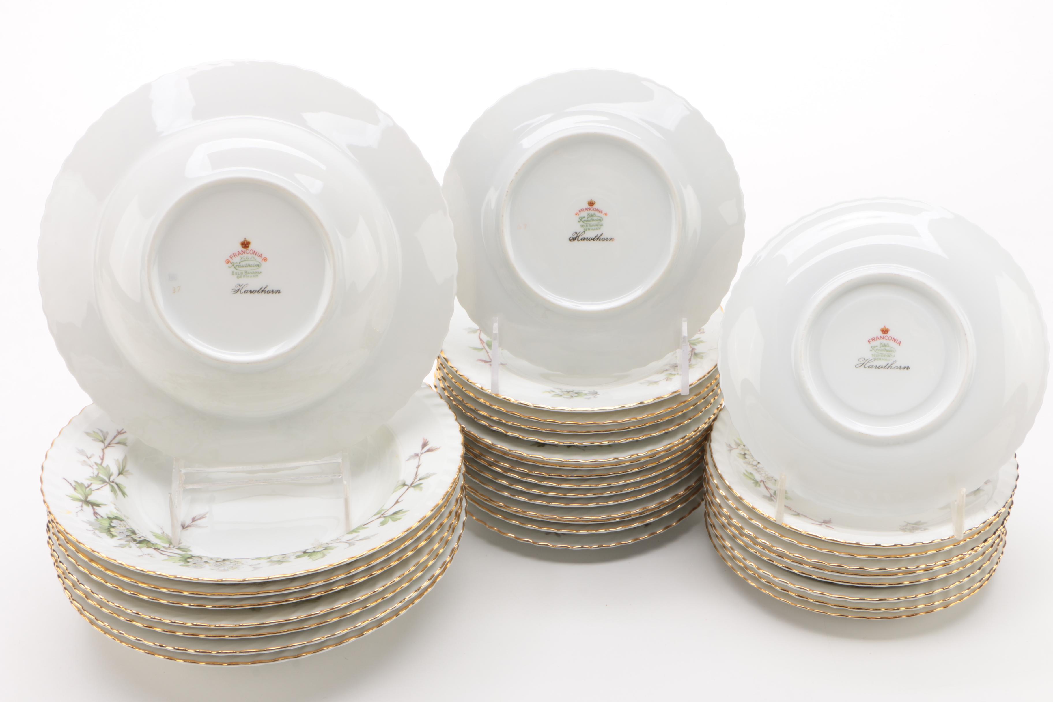 Franconia-Krautheim "Hawthorn" China Dinnerware, 1964 - 1975