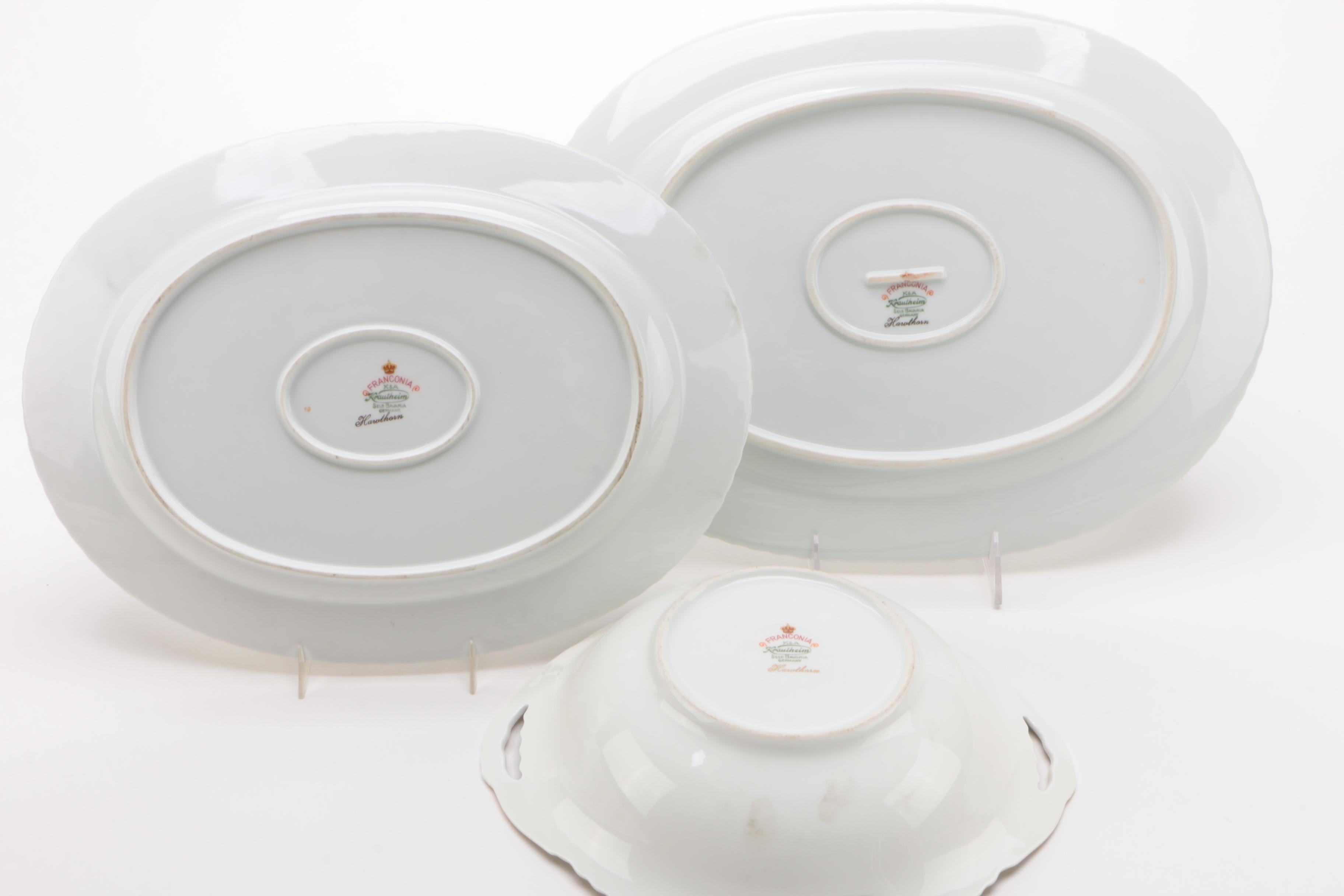 Franconia-Krautheim "Hawthorn" China Dinnerware, 1964 - 1975