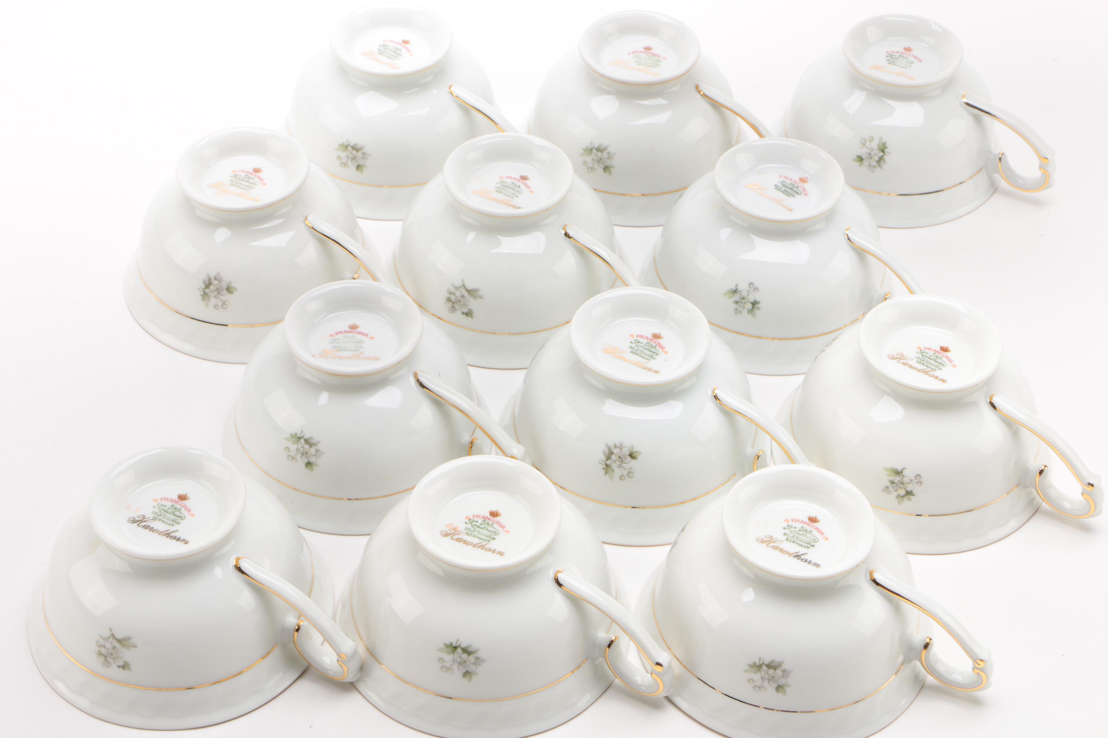 Franconia-Krautheim "Hawthorn" China Dinnerware, 1964 - 1975