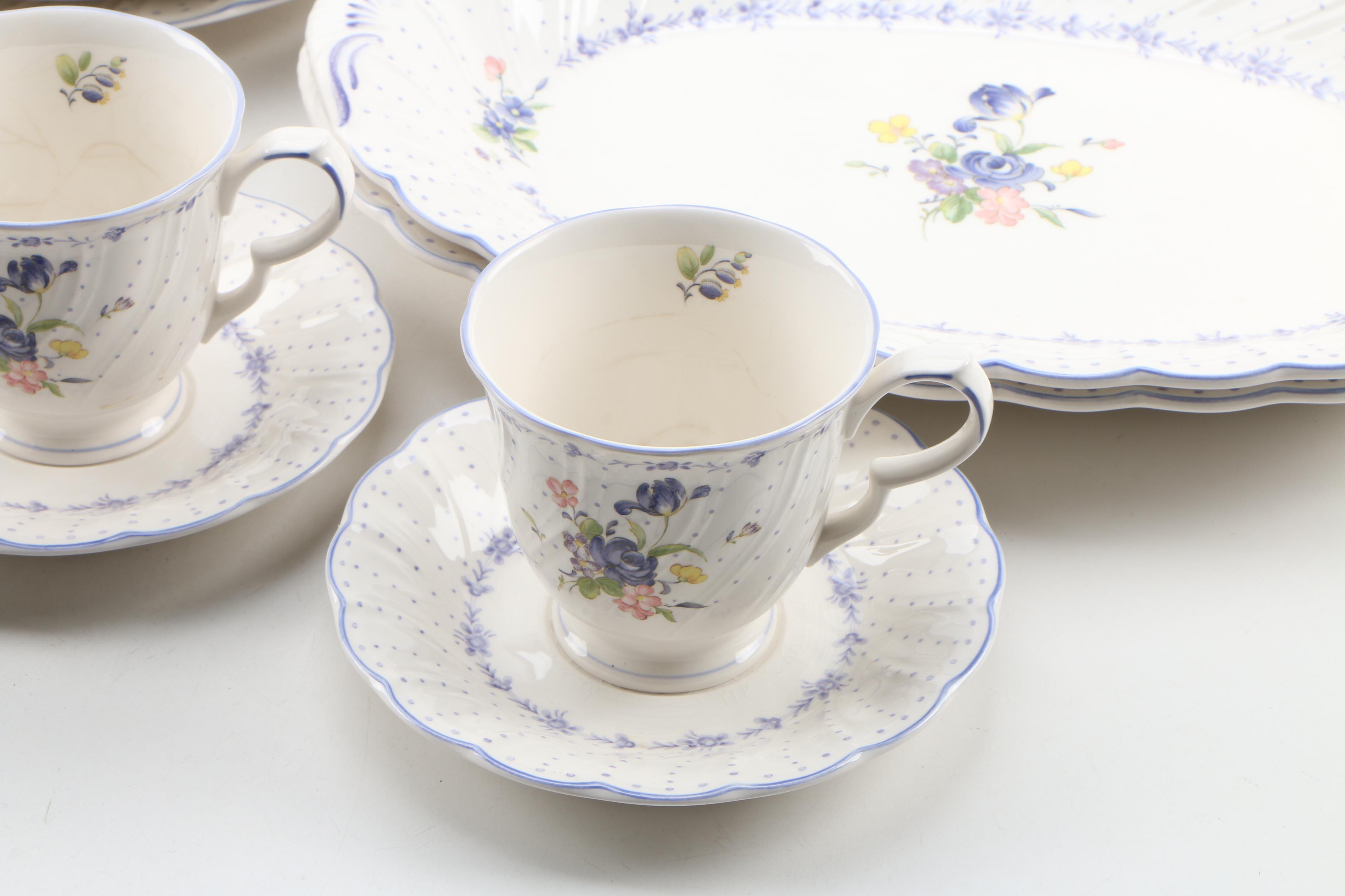 Nikko "Blue Peony" China Dinnerware, 1986 - 2014