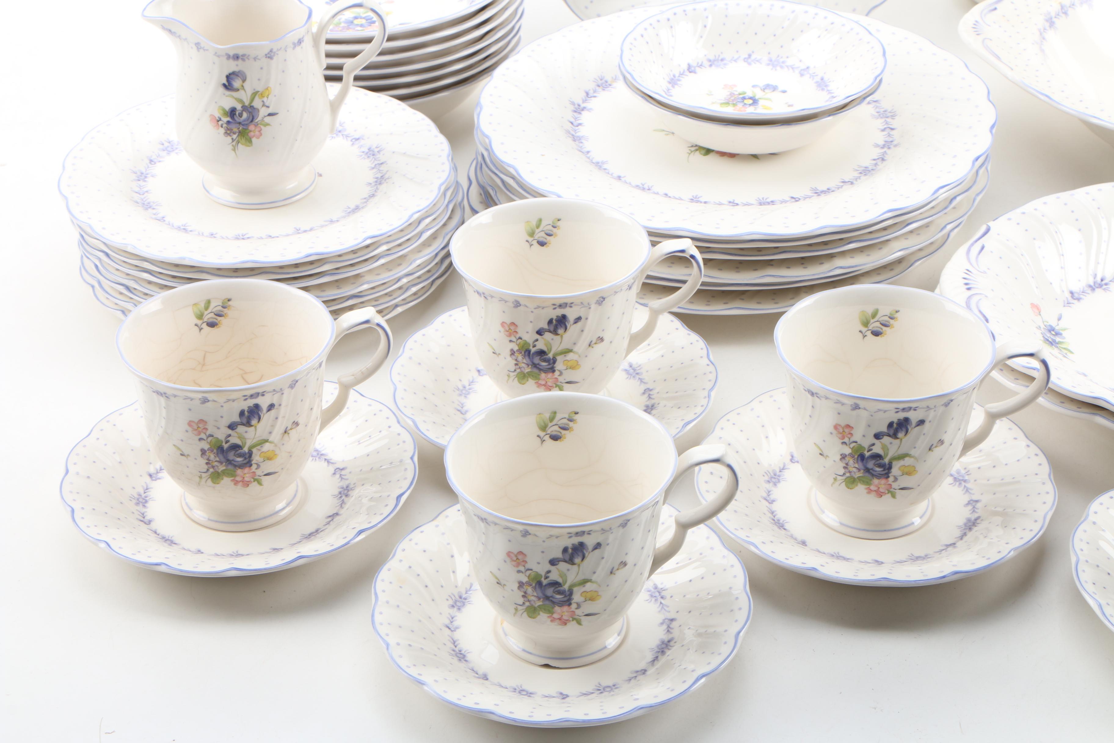 Nikko "Blue Peony" China Dinnerware, 1986 - 2014