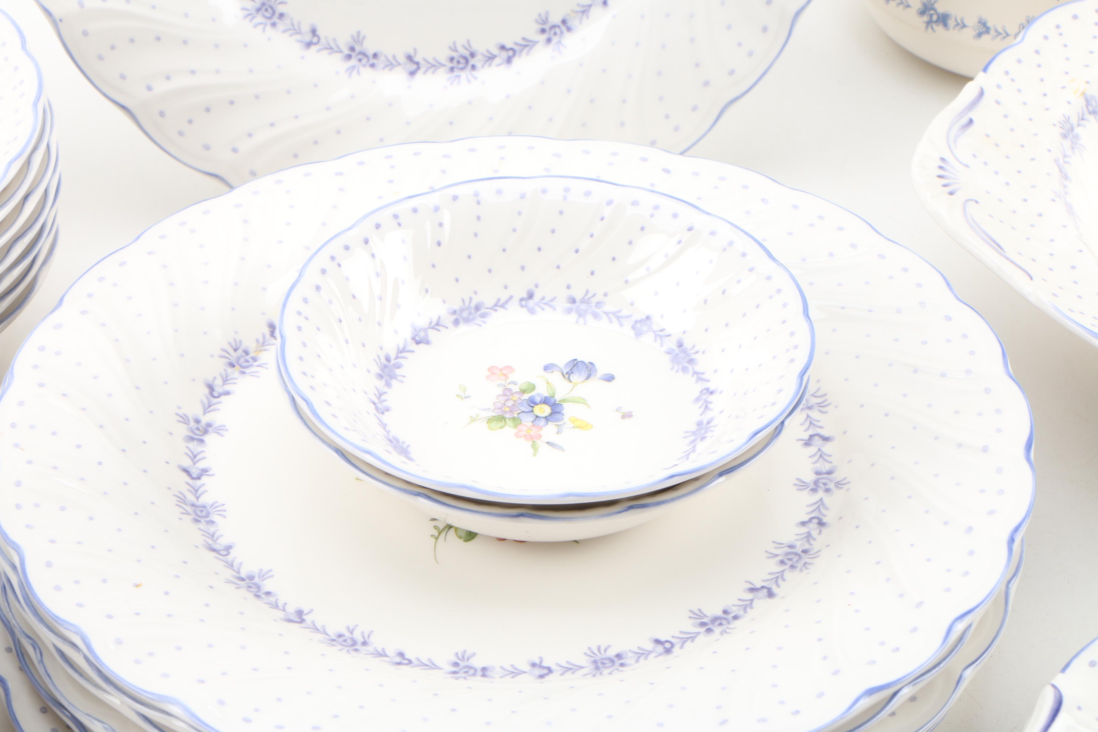 Nikko "Blue Peony" China Dinnerware, 1986 - 2014