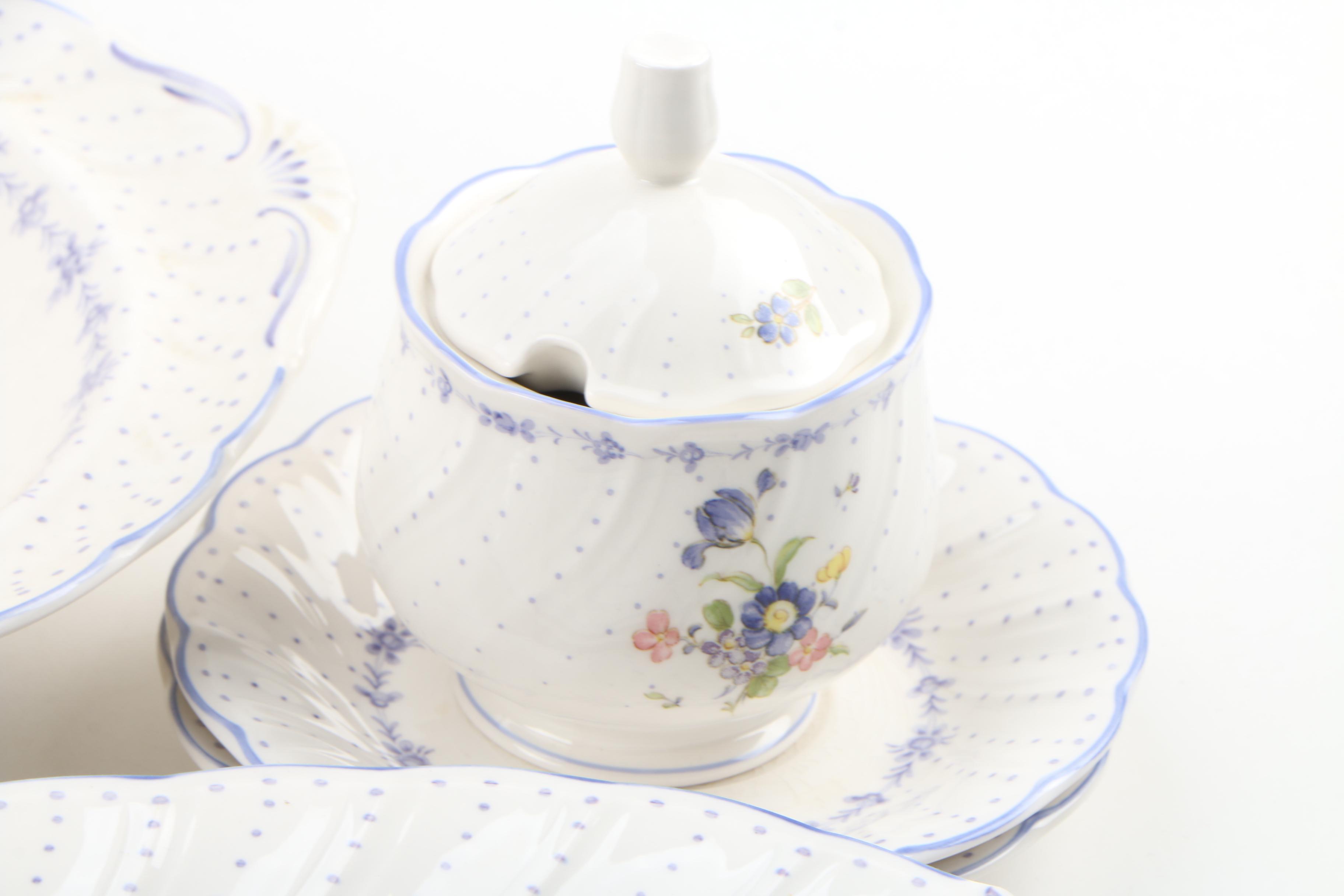 Nikko "Blue Peony" China Dinnerware, 1986 - 2014