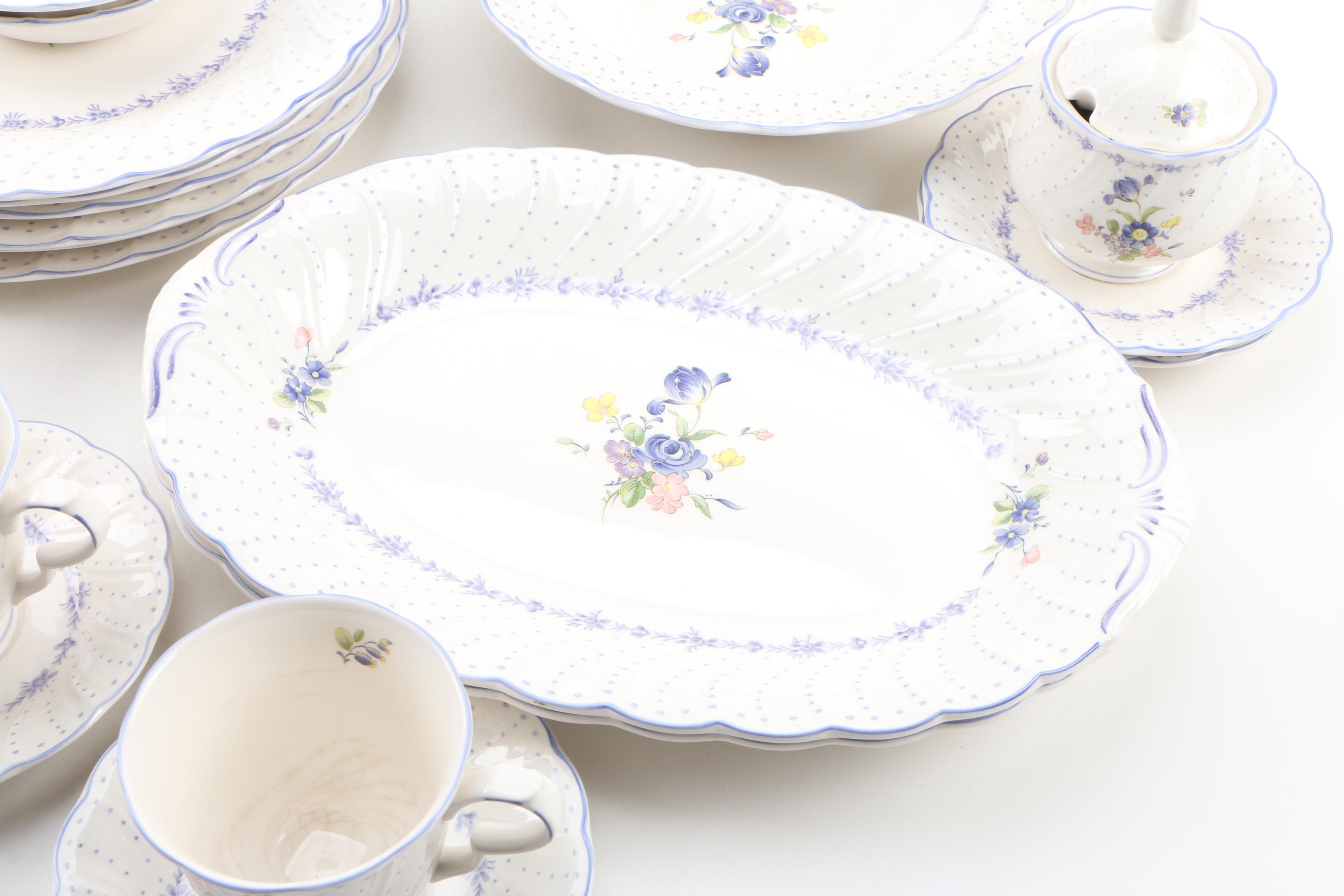 Nikko "Blue Peony" China Dinnerware, 1986 - 2014