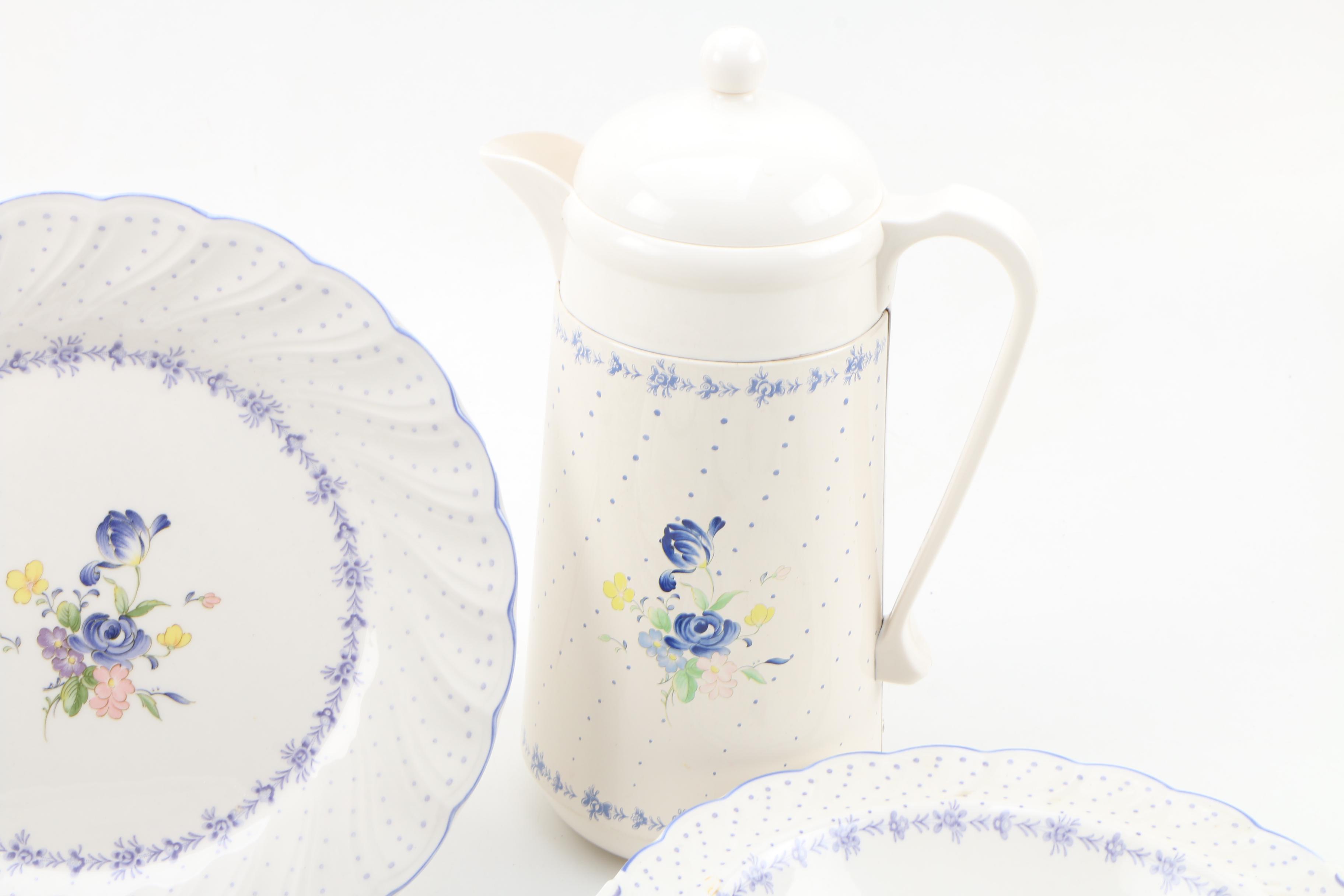 Nikko "Blue Peony" China Dinnerware, 1986 - 2014