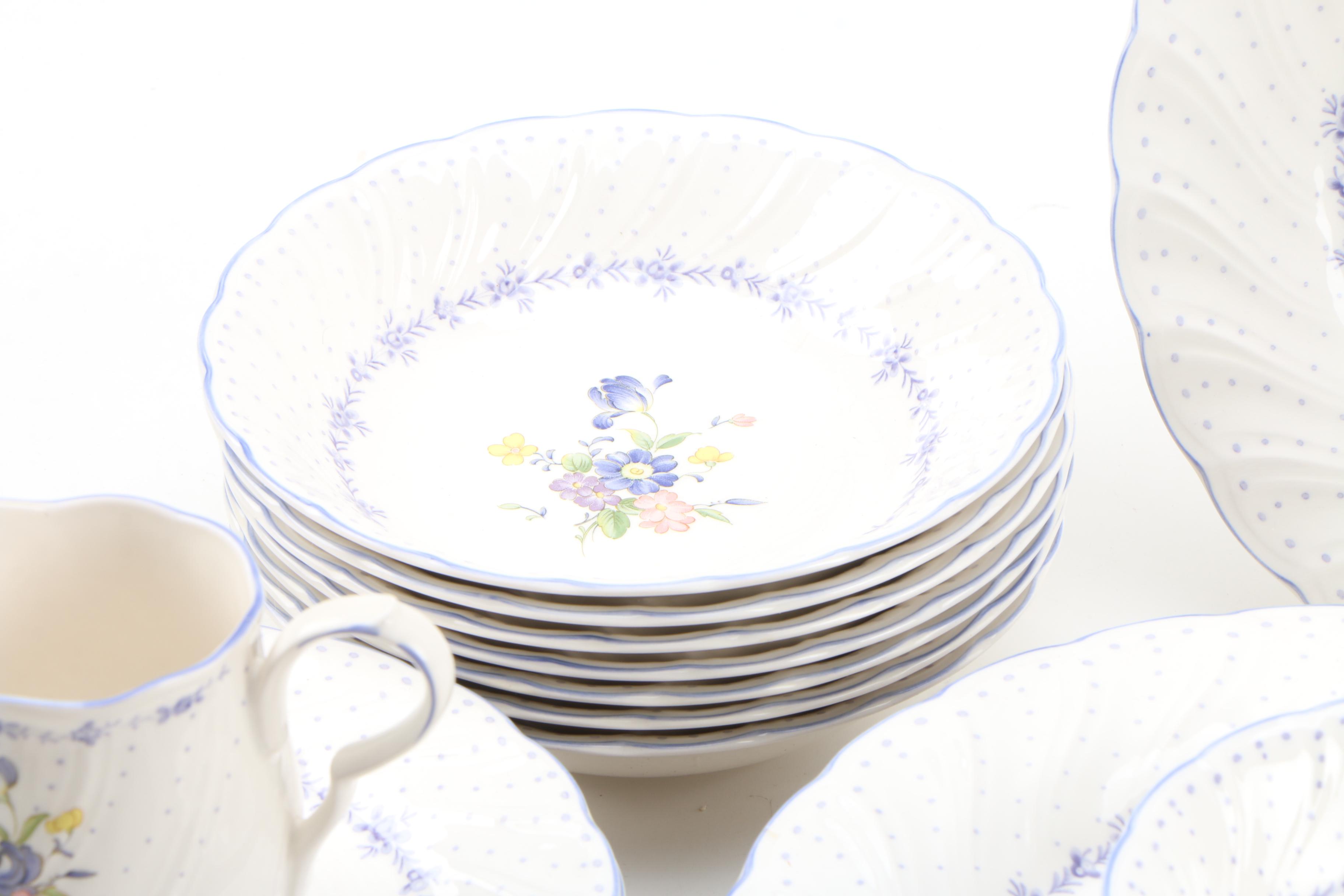 Nikko "Blue Peony" China Dinnerware, 1986 - 2014