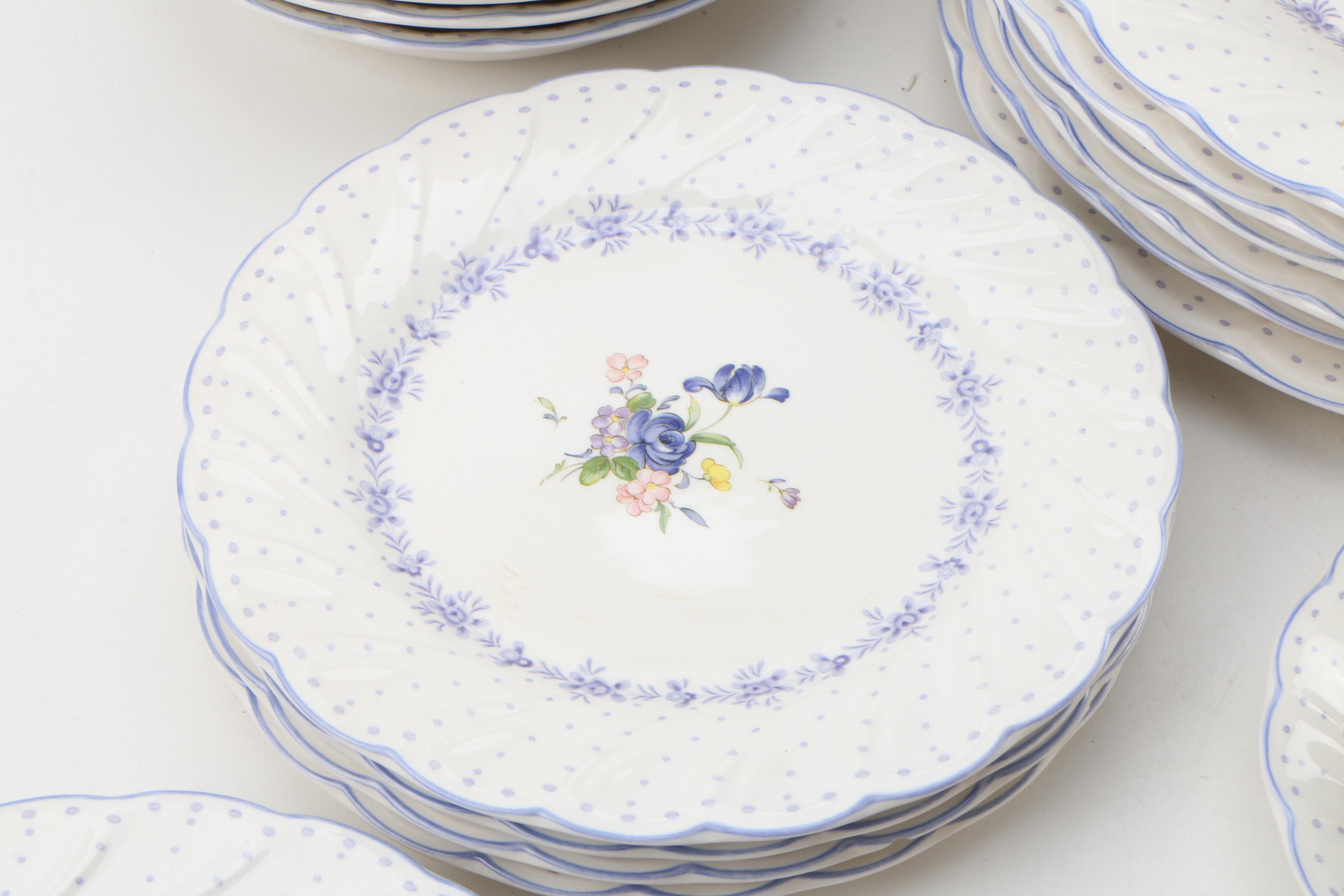 Nikko "Blue Peony" China Dinnerware, 1986 - 2014