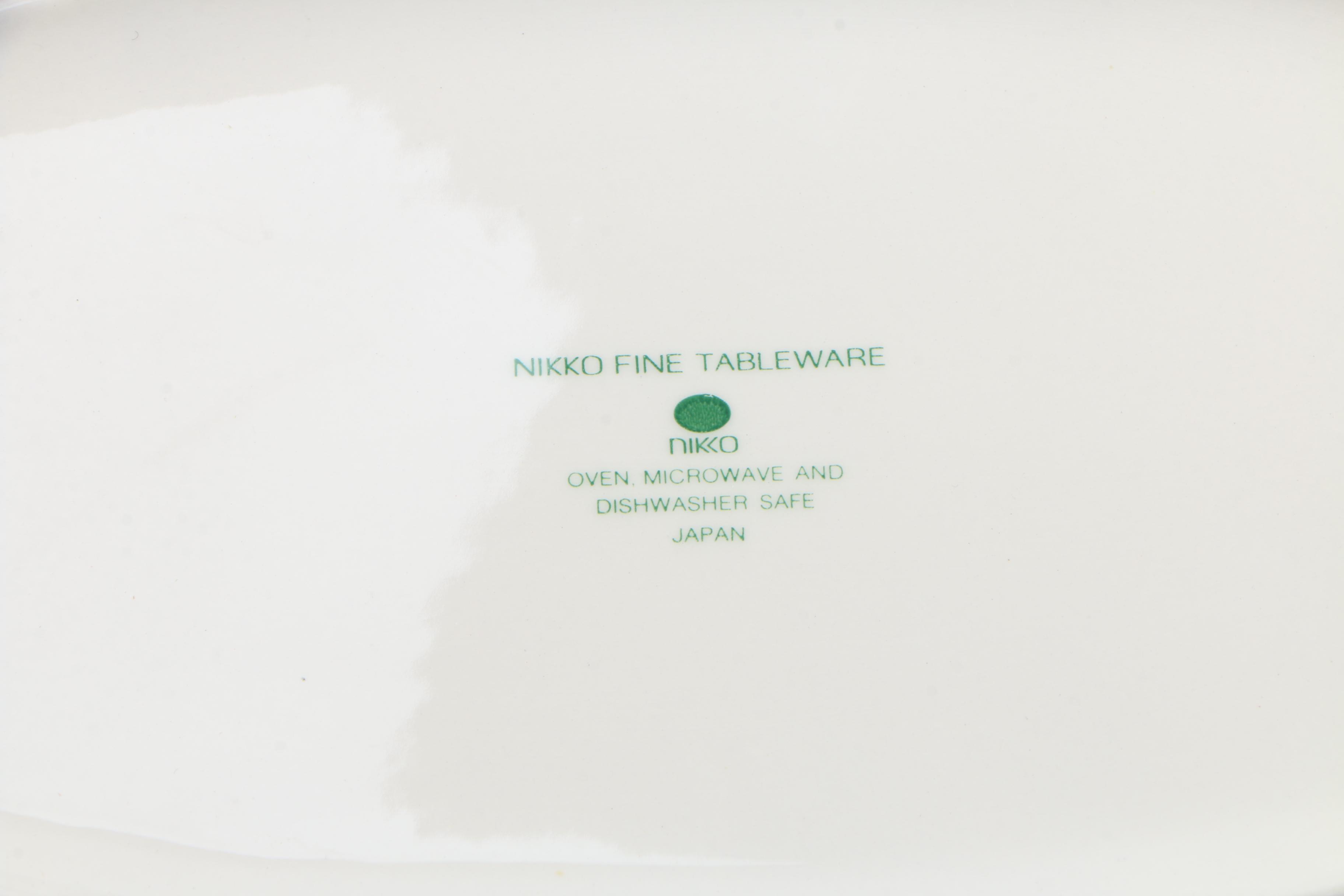 Nikko "Blue Peony" China Dinnerware, 1986 - 2014