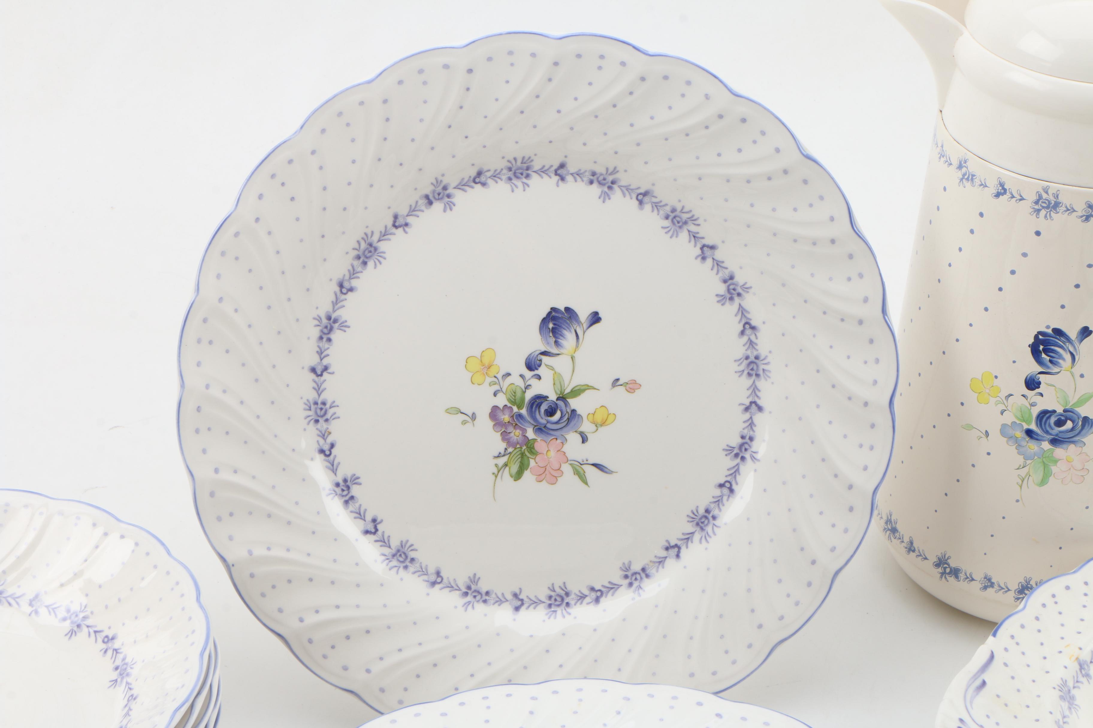 Nikko "Blue Peony" China Dinnerware, 1986 - 2014