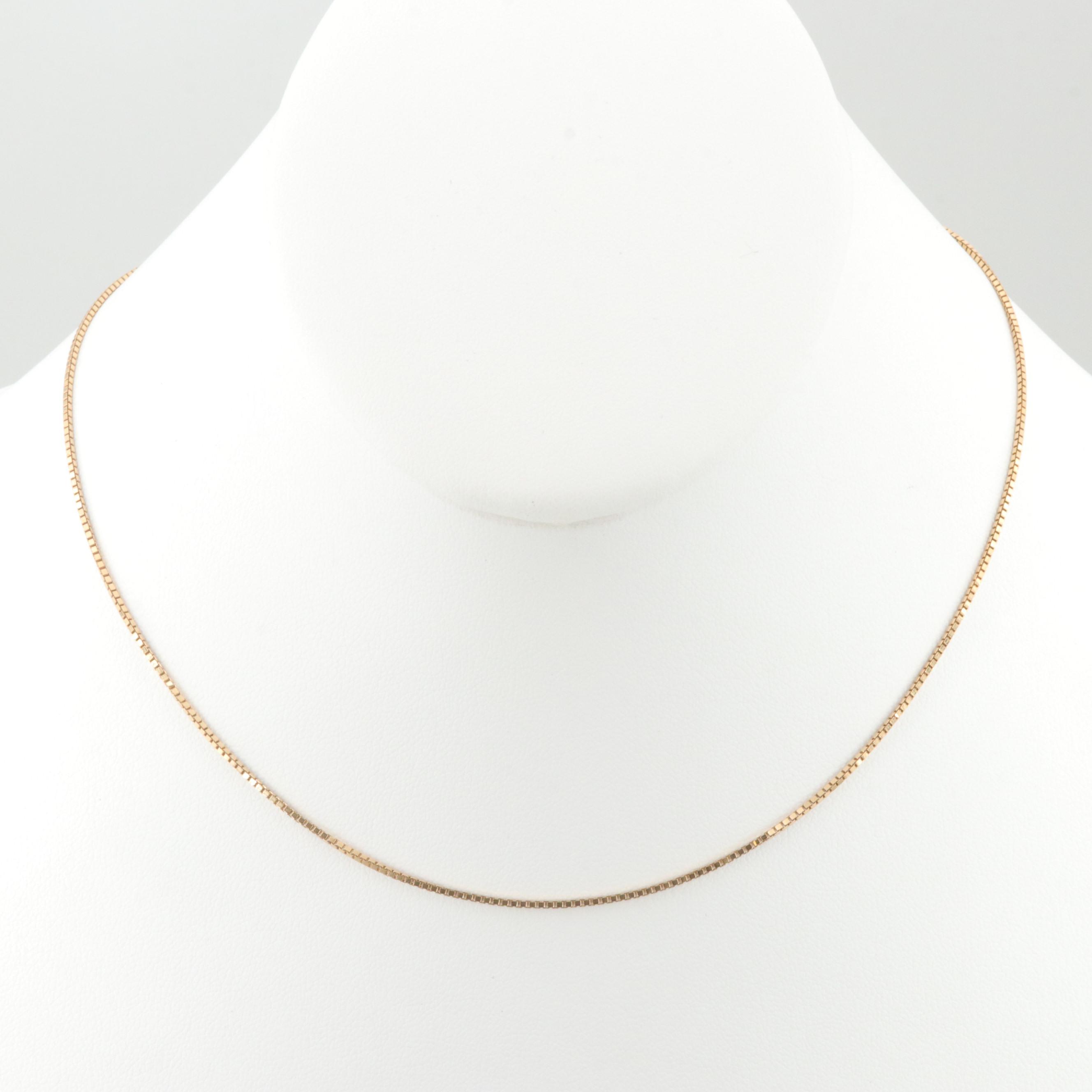 Vintage Italian Balestra 18K Yellow Gold Chain Necklace