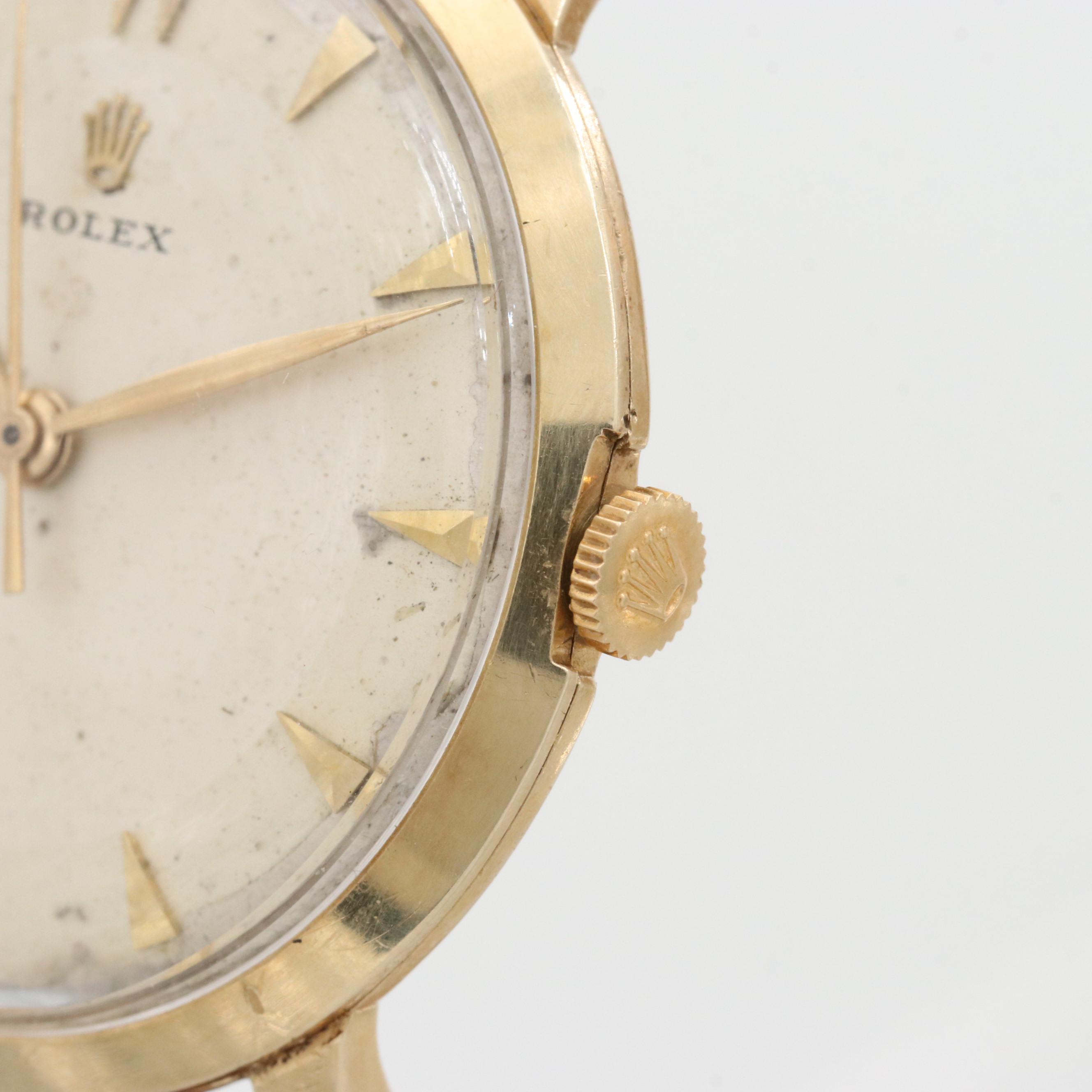 Vintage Rolex 14K Yellow Gold Watch, 1954