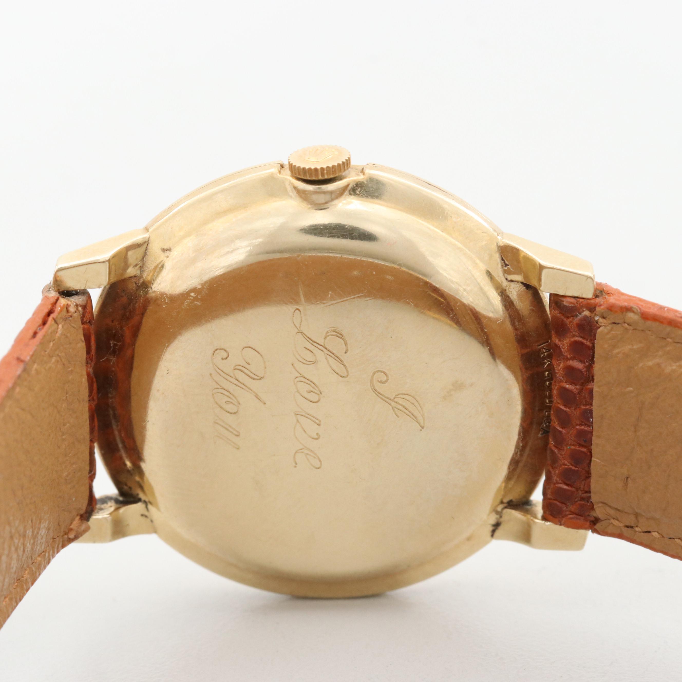 Vintage Rolex 14K Yellow Gold Watch, 1954