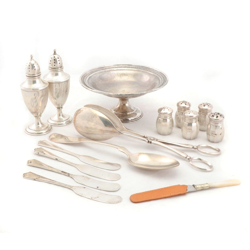 Sterling Serveware and Utensils with Kirk & Matz, Randahl and More