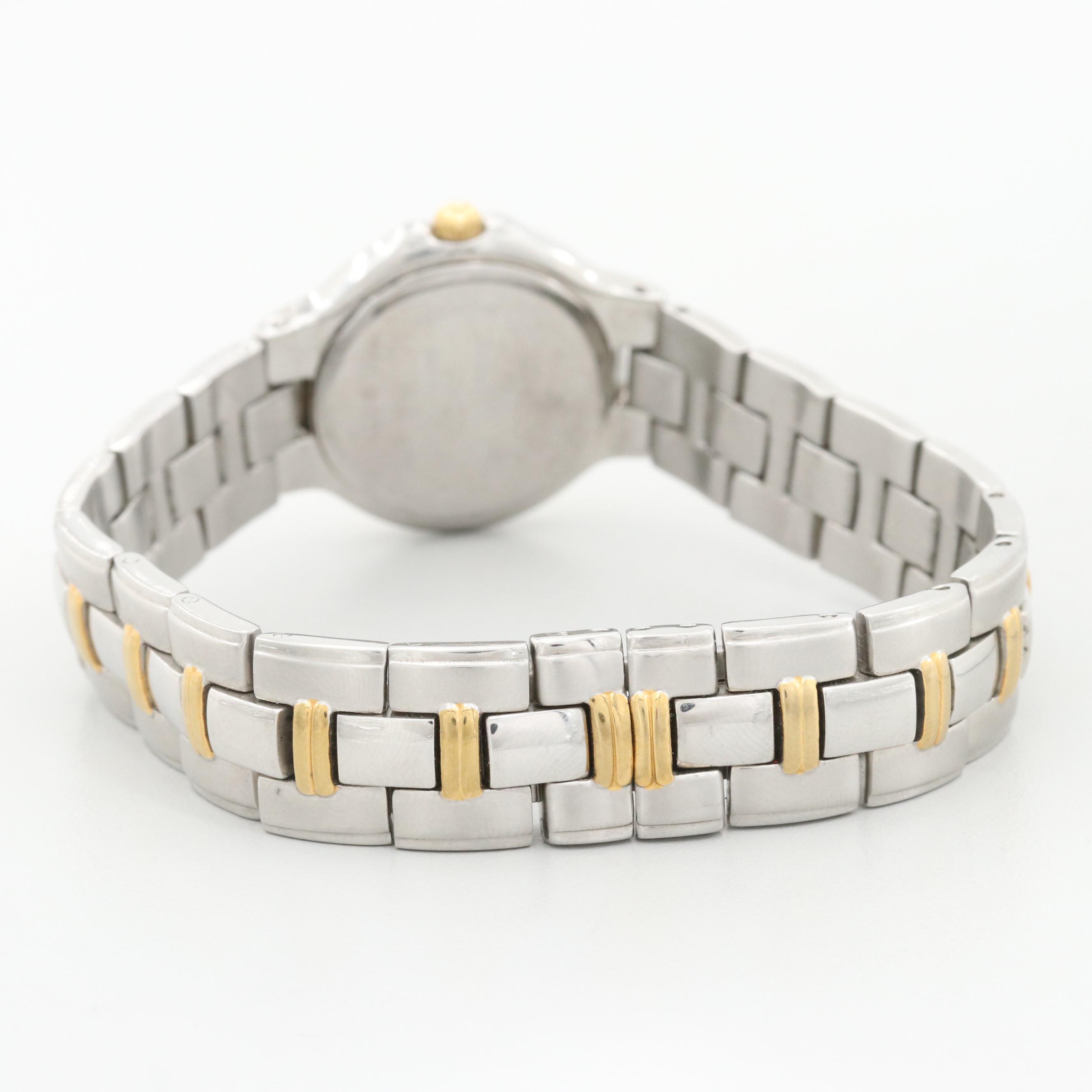 Lucien Piccard Midas Two Tone And Diamond Hour Markers Quartz Watch