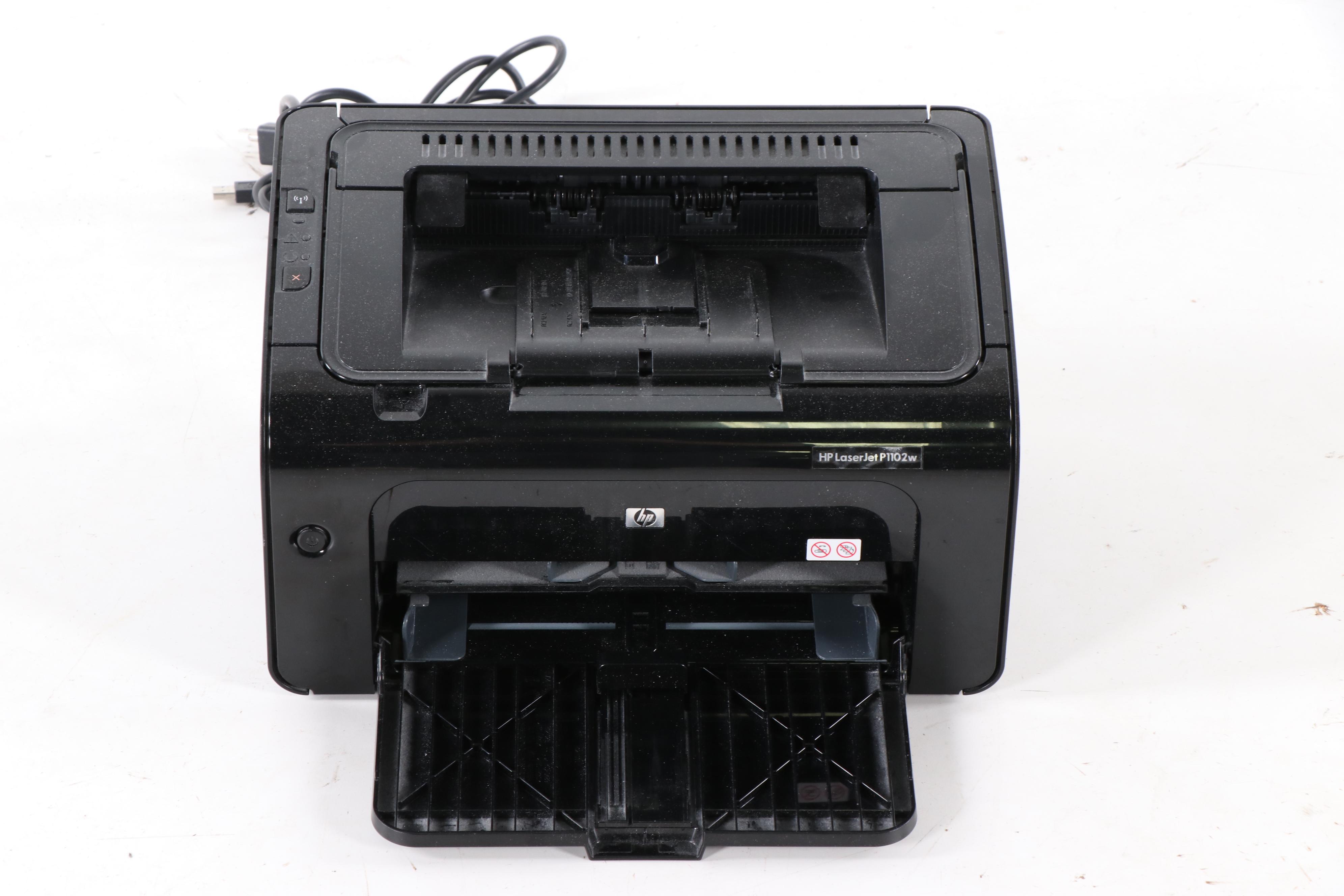 Canon All In One Printer,  HP LaserJet Printer and Cyber Acoustics Speakers