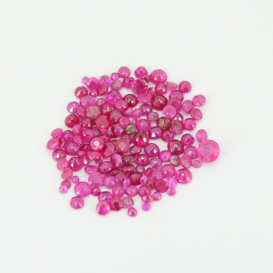 Loose 14.11 CTW Ruby Gemstones