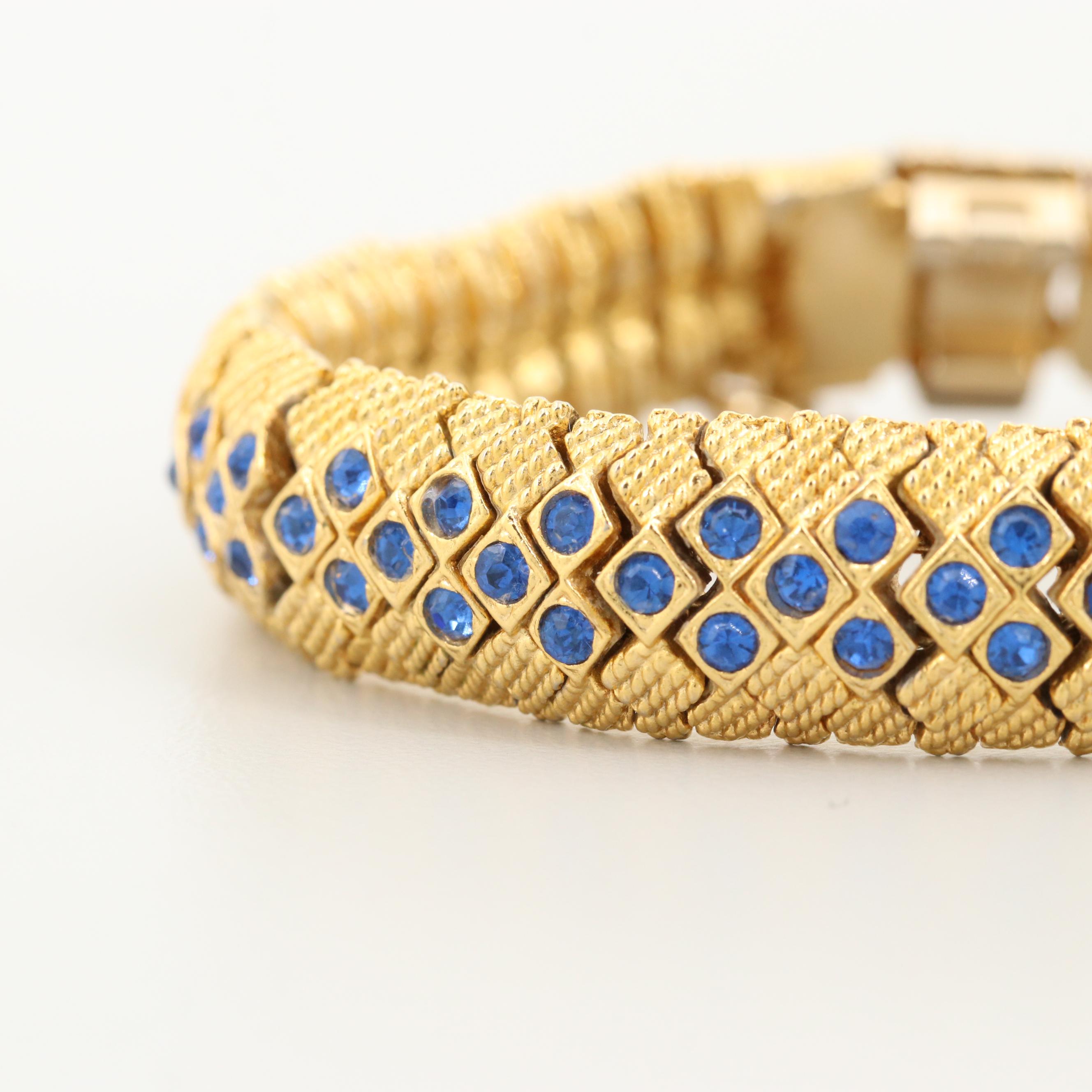 Vintage Rhinestone Bracelet