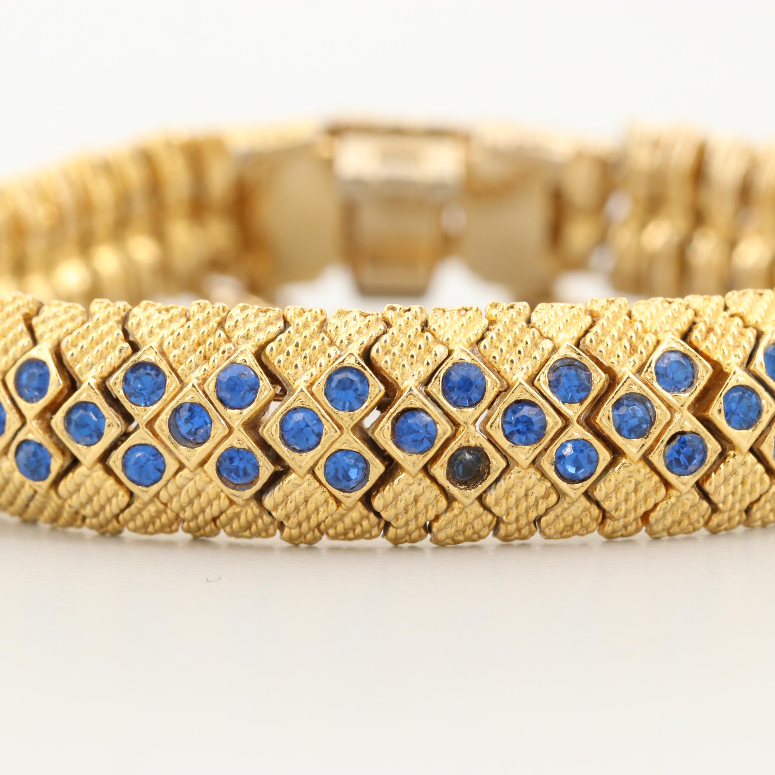 Vintage Rhinestone Bracelet