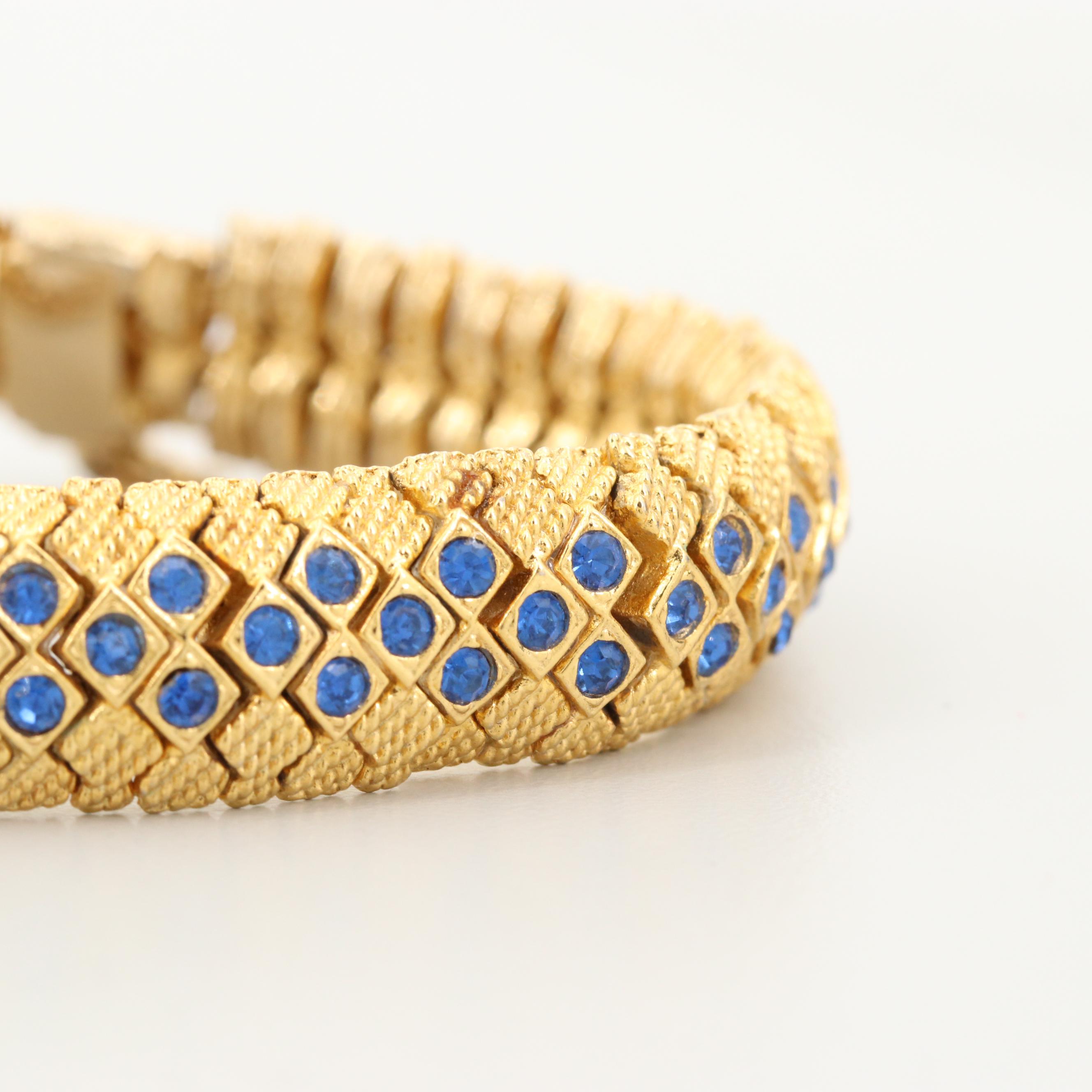 Vintage Rhinestone Bracelet