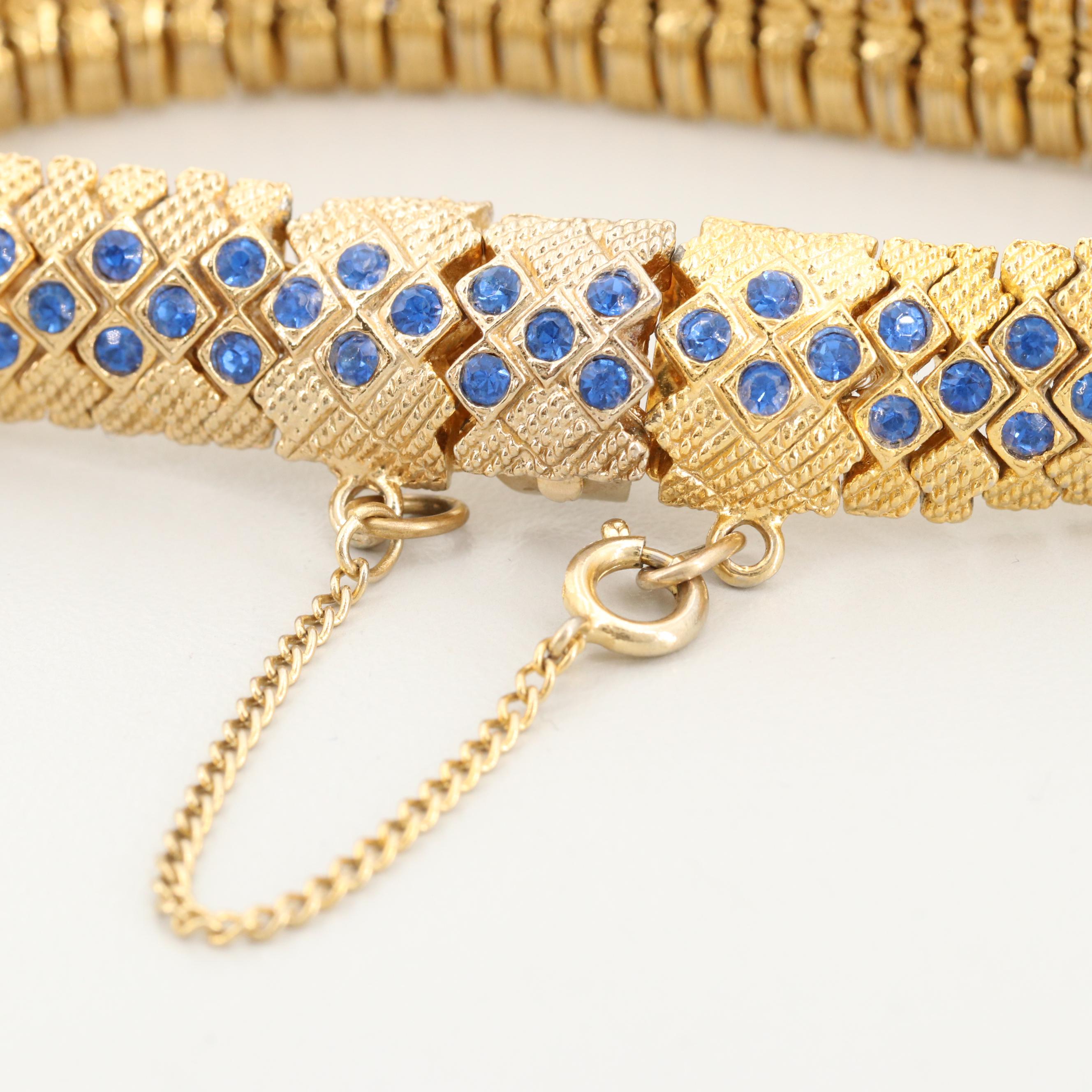 Vintage Rhinestone Bracelet